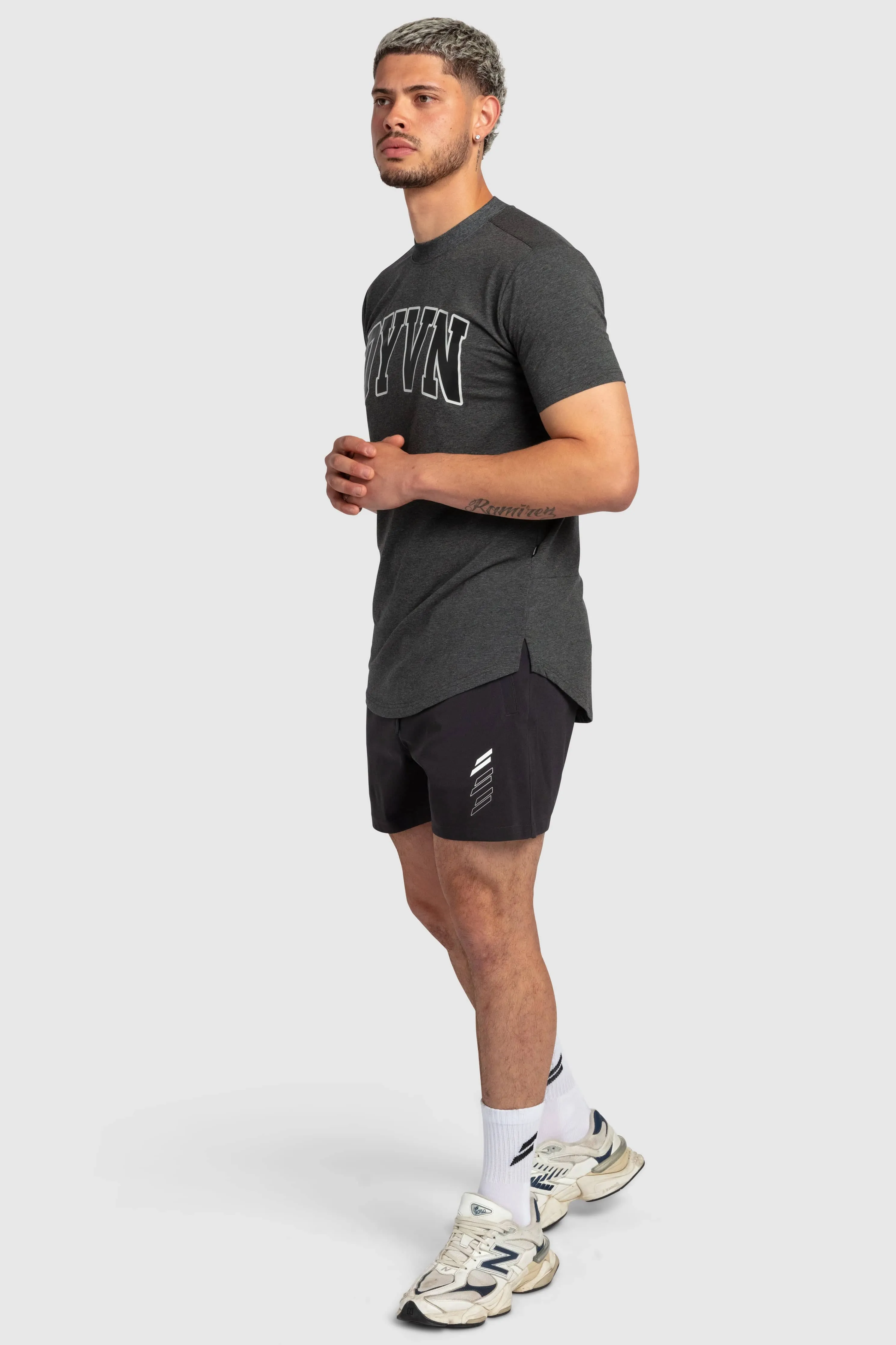 DYVN College Drop Tee - Charcoal sold by DOYOUEVEN product image thumbnail 3