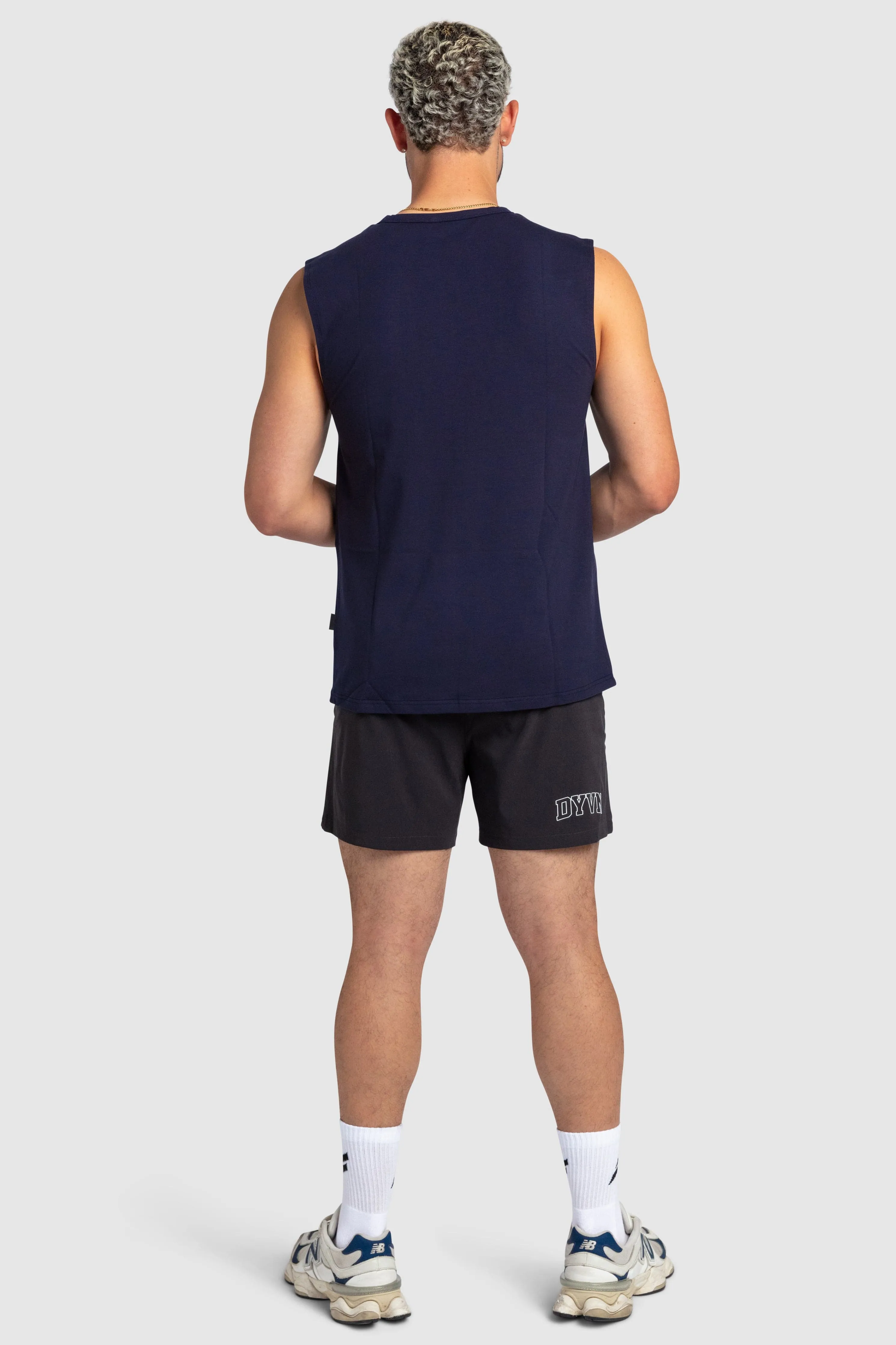 Power Muscle Tank - Navy sold by DOYOUEVEN product image thumbnail 5
