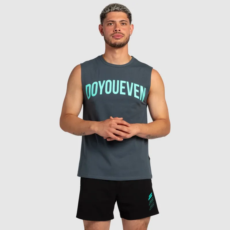 Power Muscle Tank - Charcoal sold by DOYOUEVEN