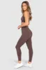 Ribbed Seamless Leggings - Espresso Brown sold by DOYOUEVEN