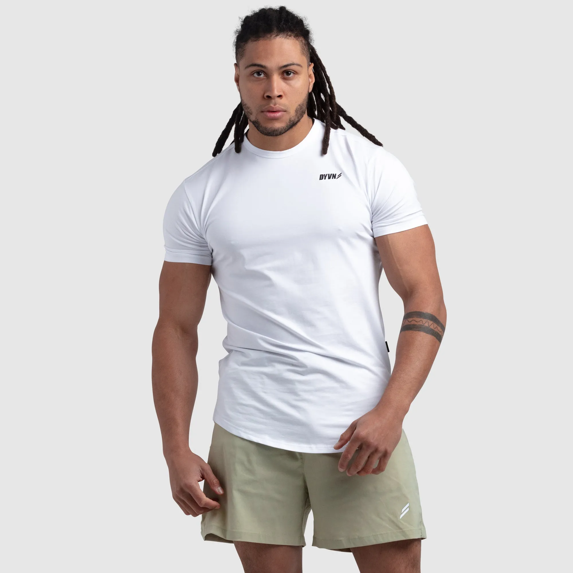 DYVN Drop Tee 'Minimal' - White sold by DOYOUEVEN