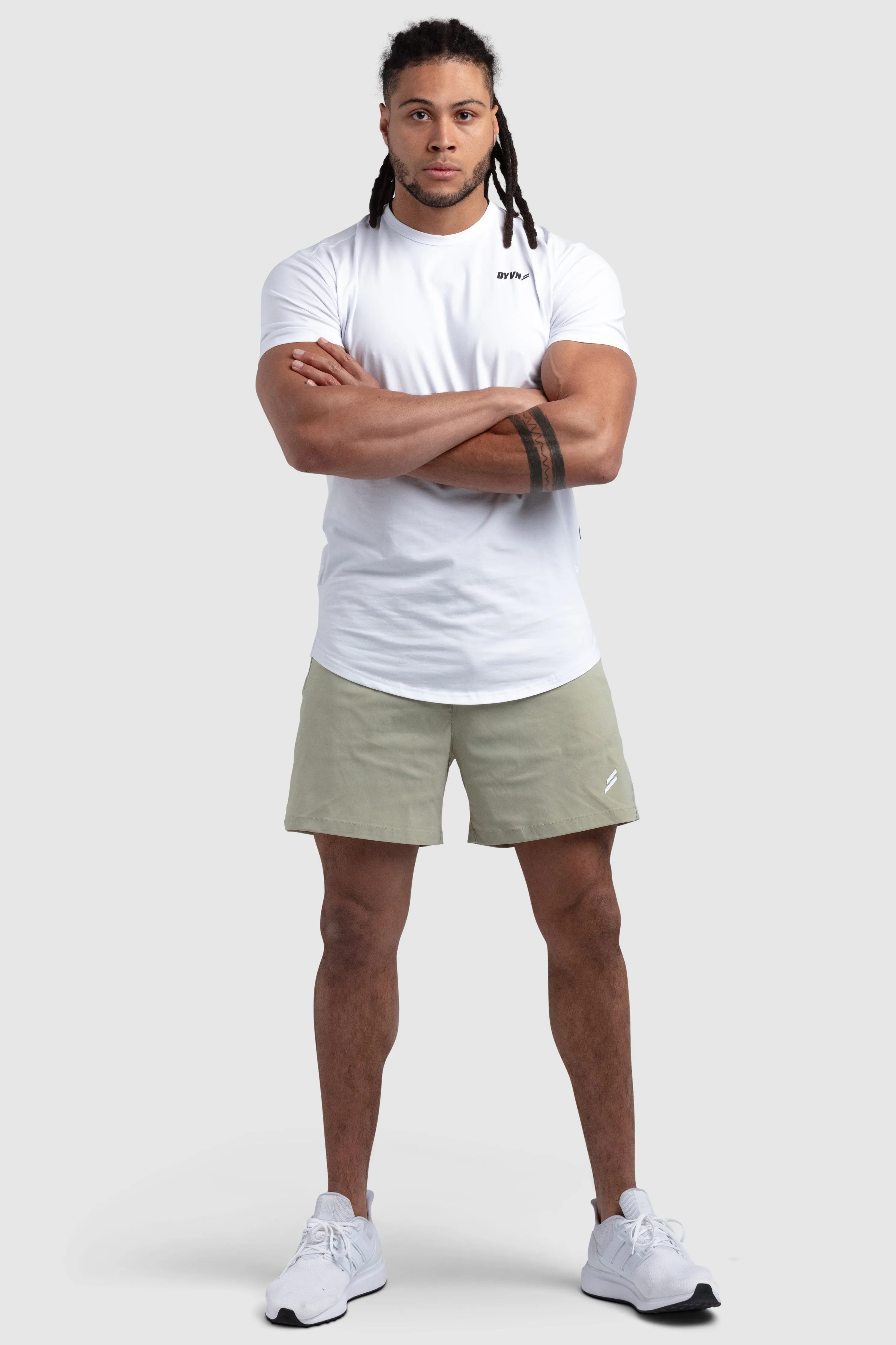 DYVN Drop Tee 'Minimal' - White sold by DOYOUEVEN product image thumbnail 5