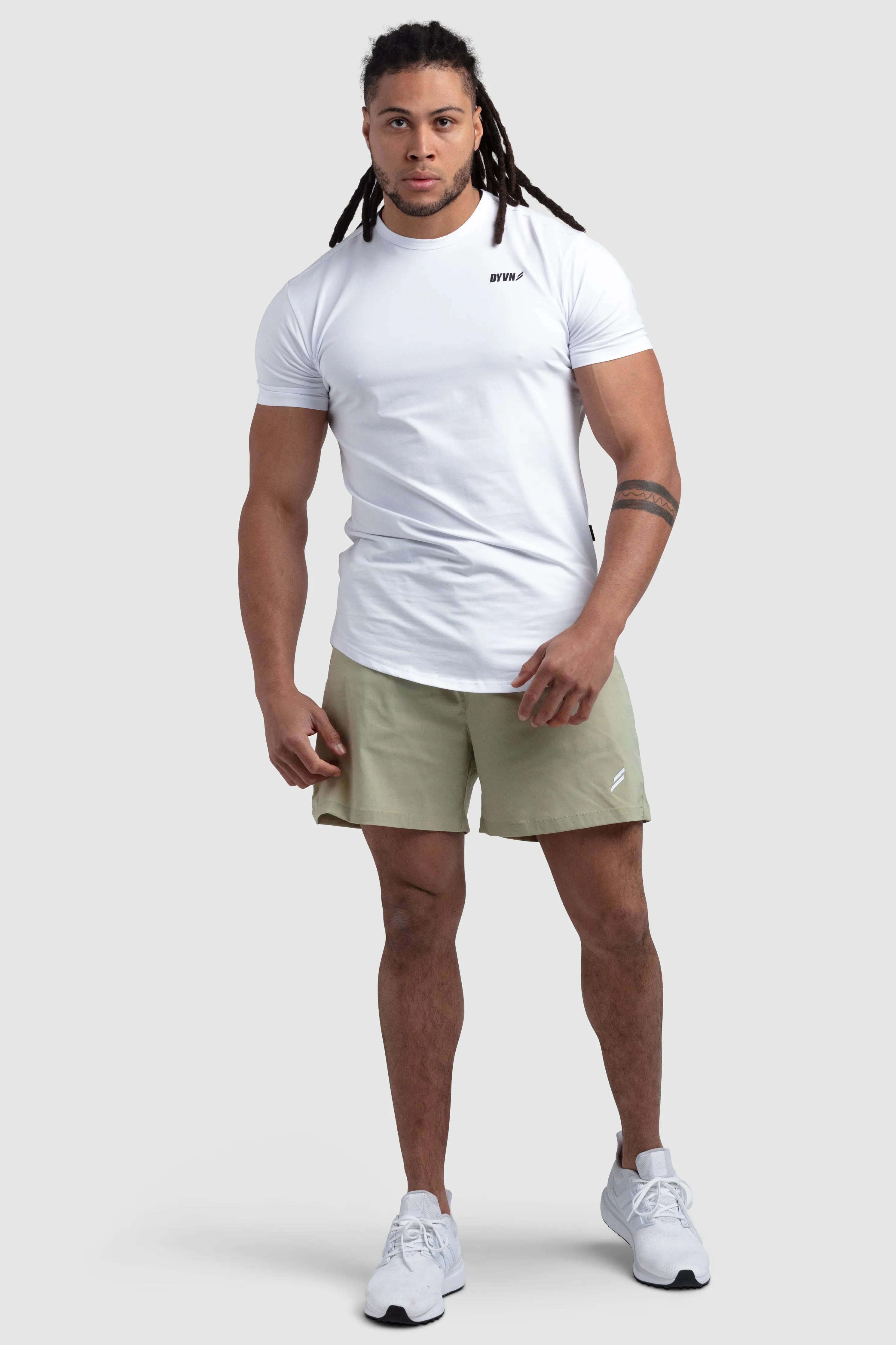 DYVN Drop Tee 'Minimal' - White sold by DOYOUEVEN product image thumbnail 2