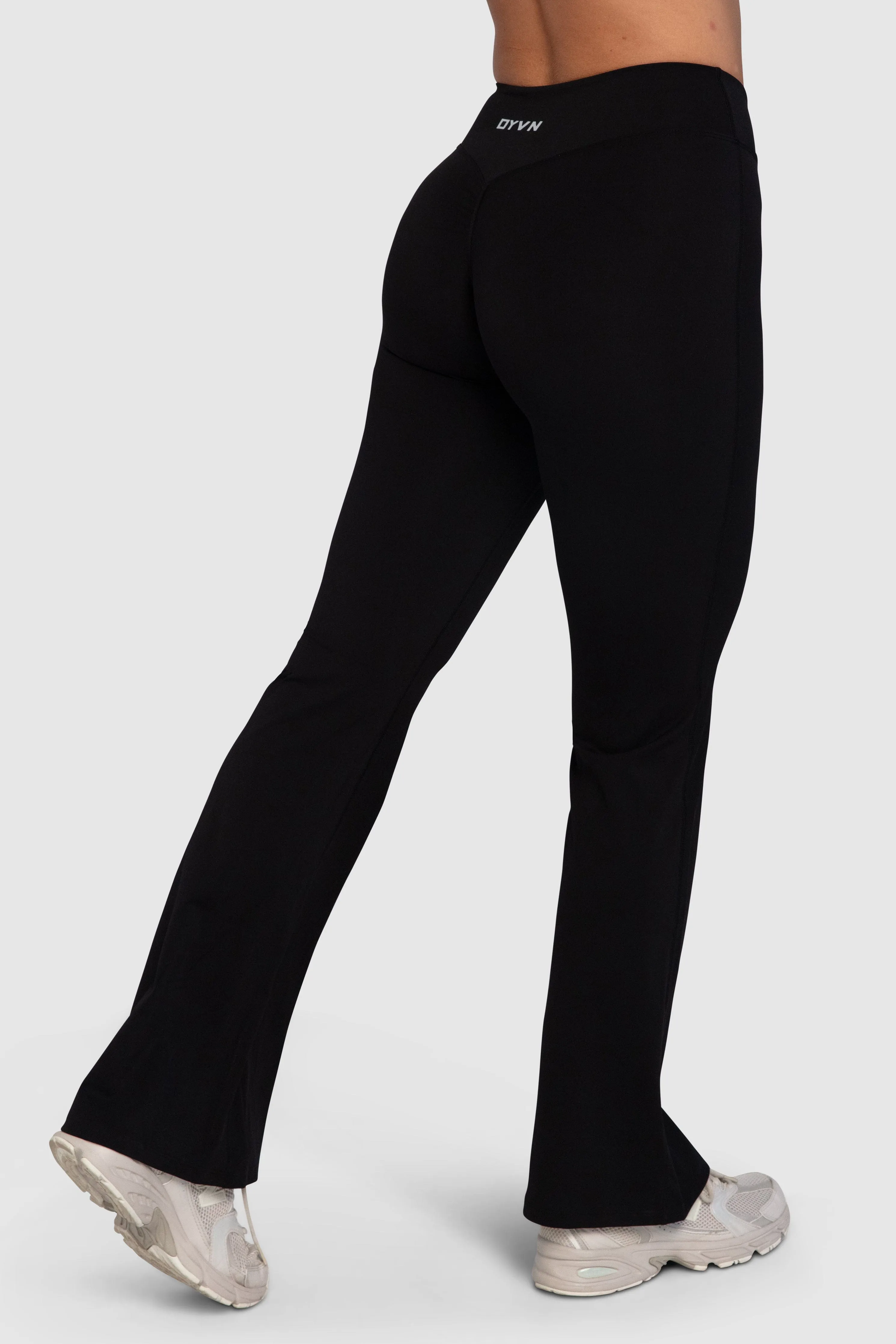 Aura Invisible Scrunch Flared Leggings - Black sold by DOYOUEVEN product image thumbnail 2