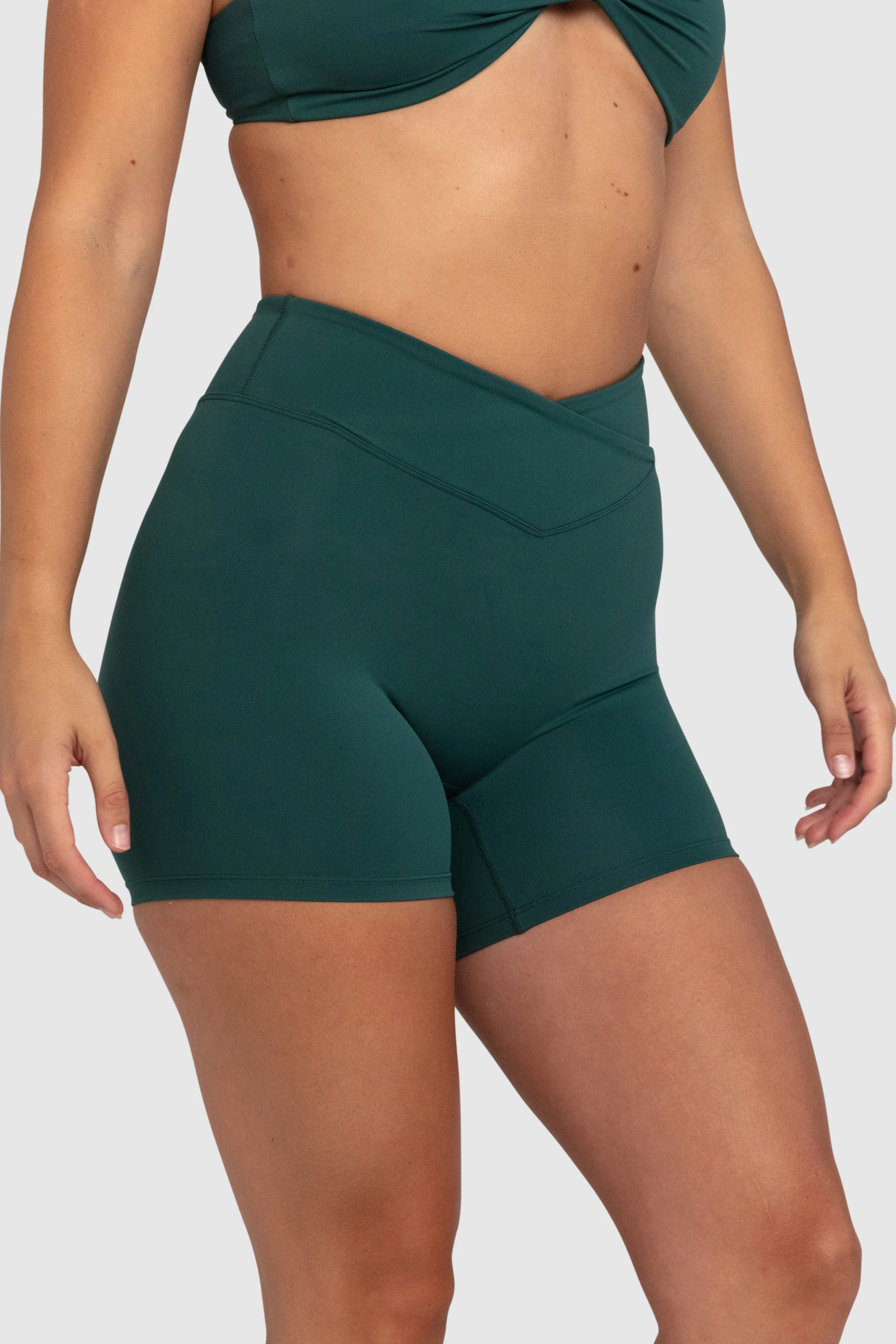 Aura Invisible Scrunch Shorts - Sea Green sold by DOYOUEVEN product image thumbnail 4