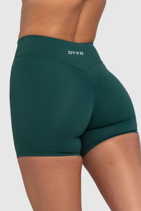 Aura Invisible Scrunch Shorts - Sea Green sold by DOYOUEVEN
