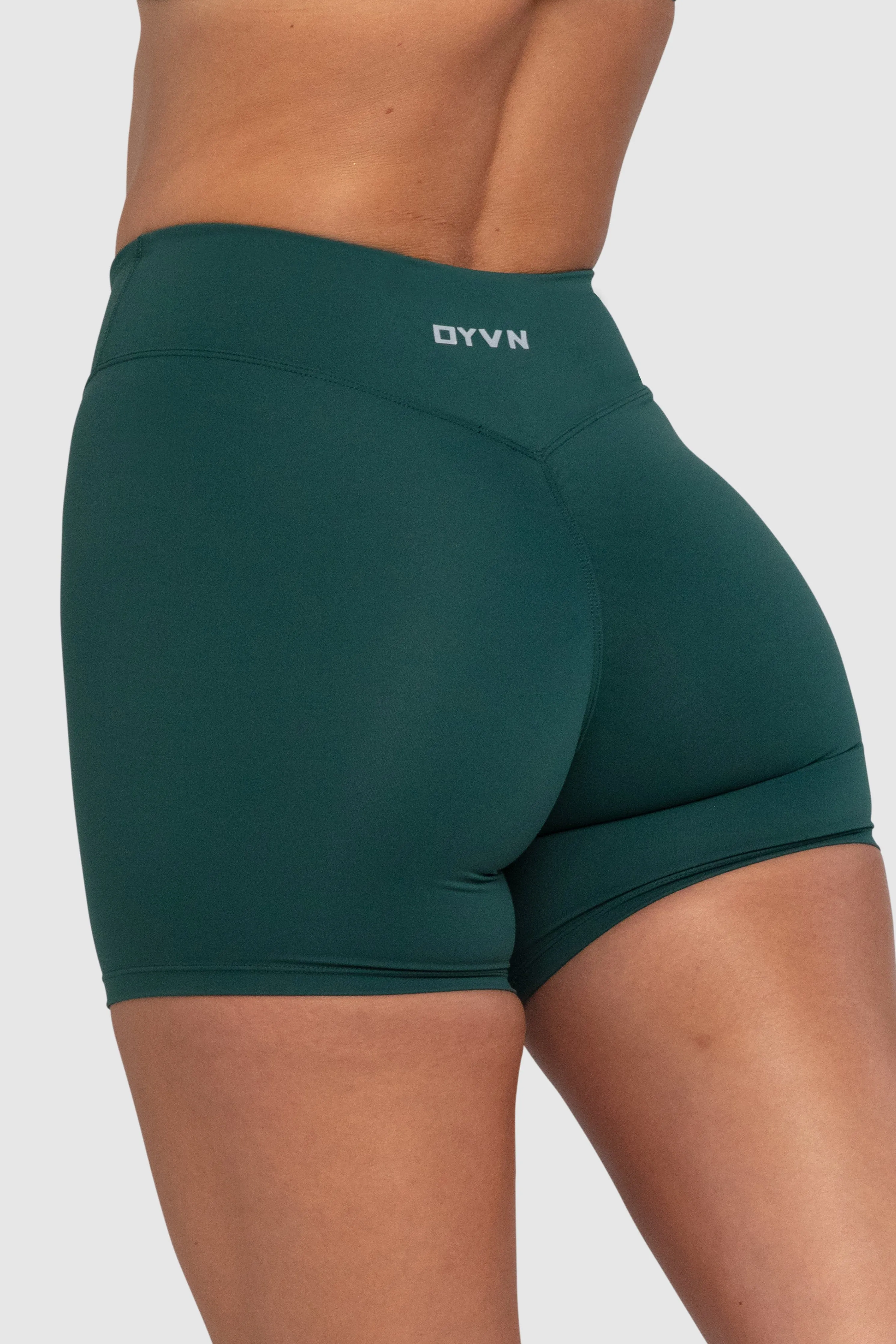 Aura Invisible Scrunch Shorts - Sea Green sold by DOYOUEVEN