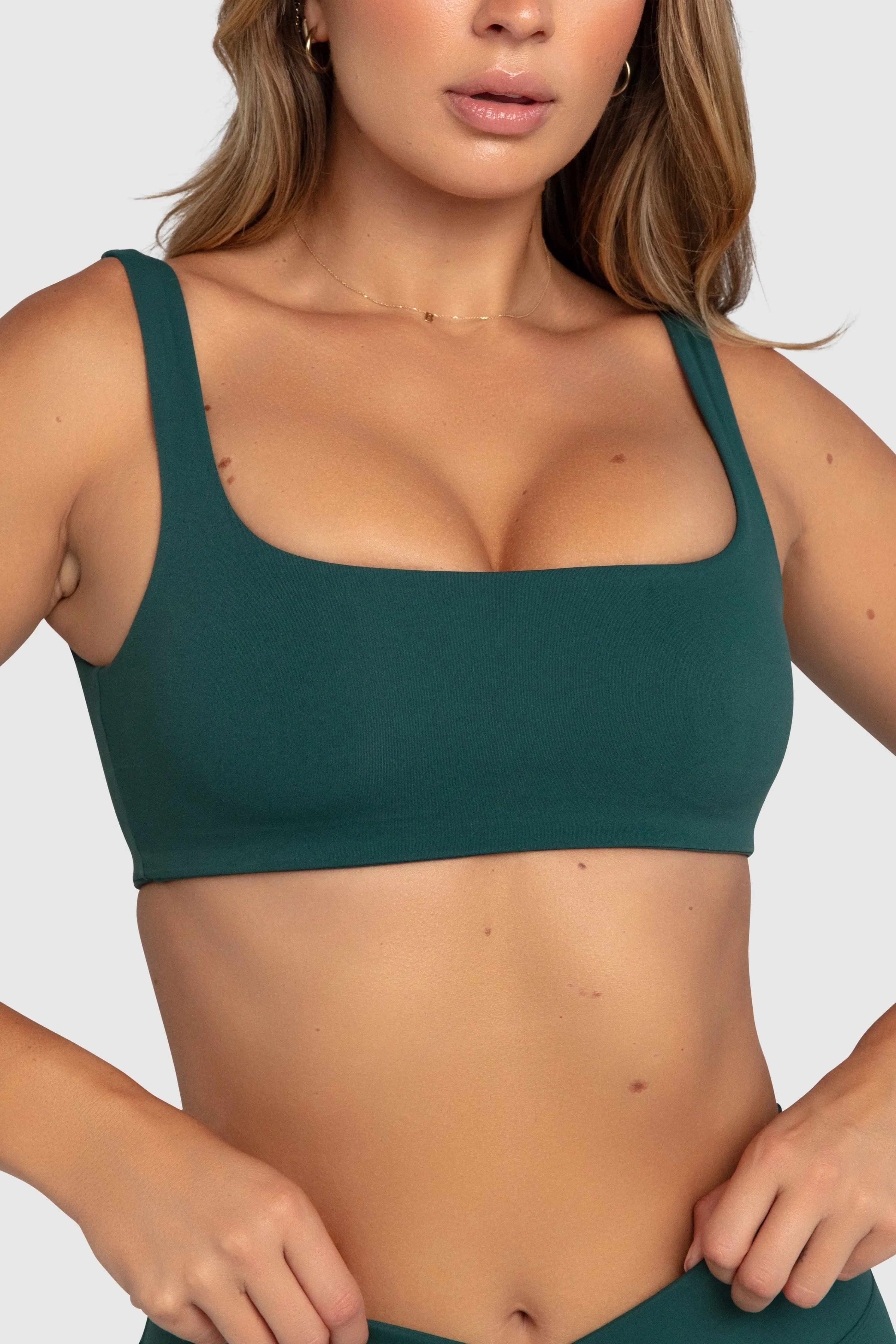 Aura Box-Cut Crop - Sea Green sold by DOYOUEVEN product image thumbnail 5
