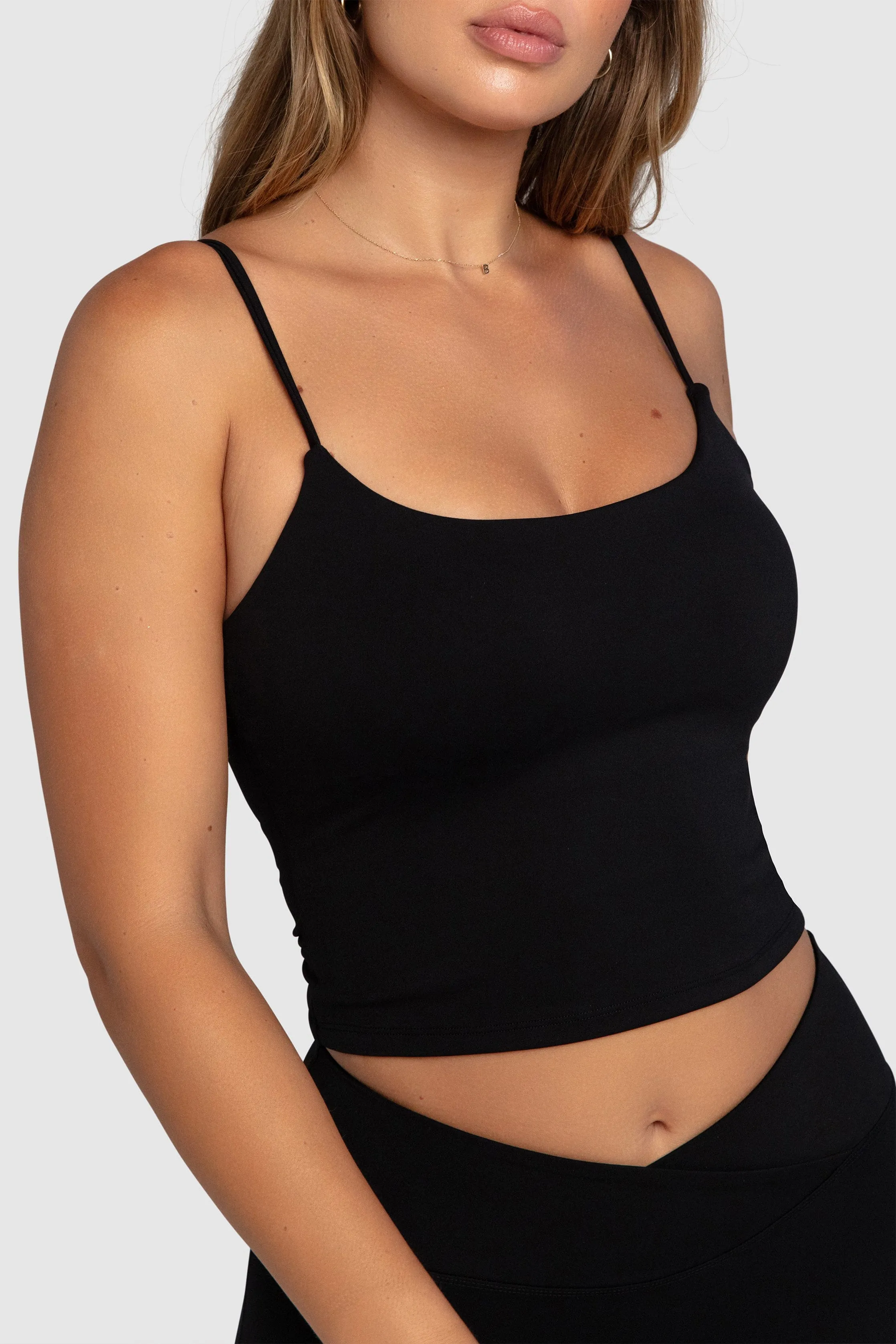 Aura Strappy Tank - Black sold by DOYOUEVEN product image thumbnail 5