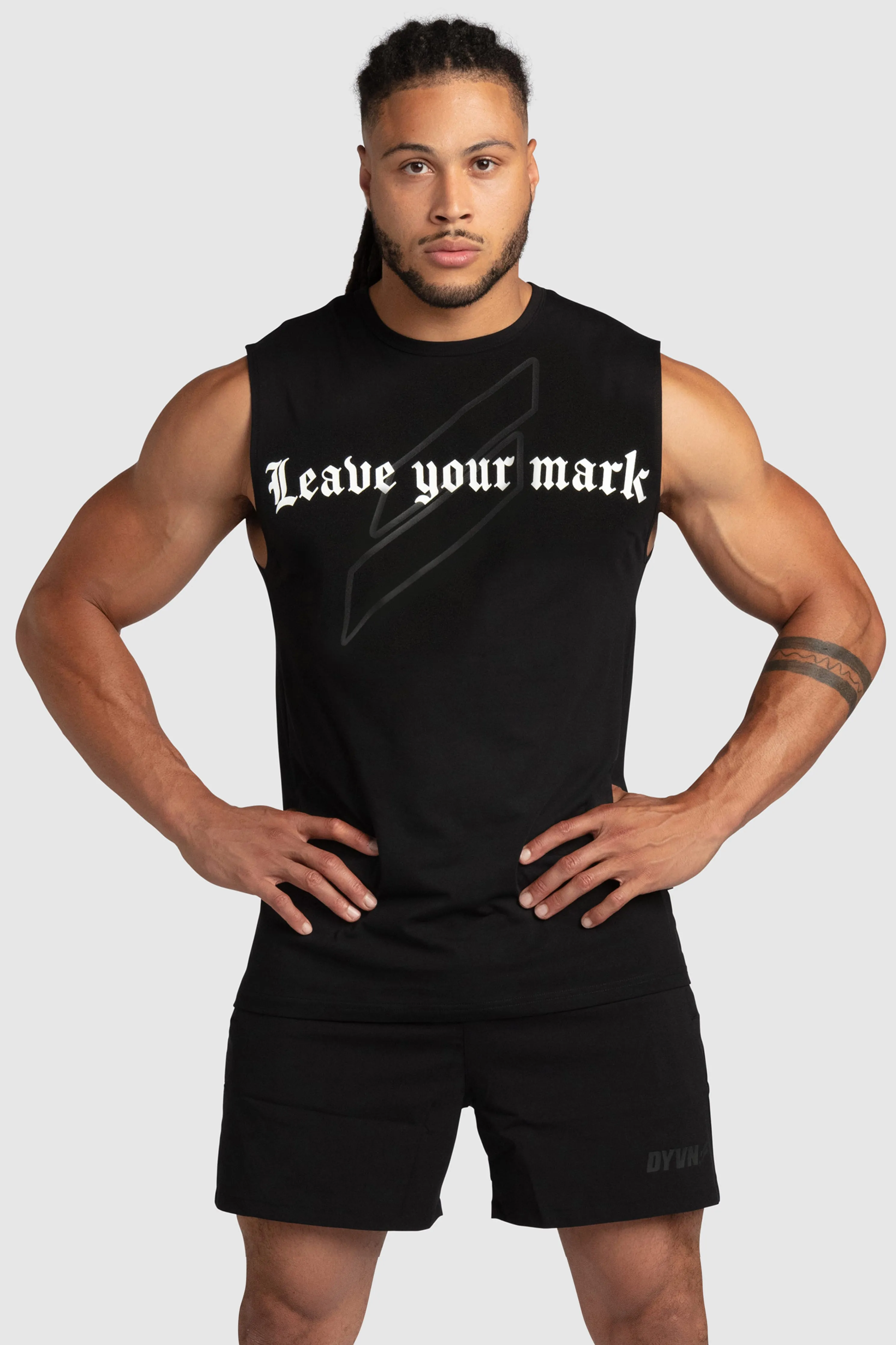 LYM Power Muscle Tank - Black sold by DOYOUEVEN