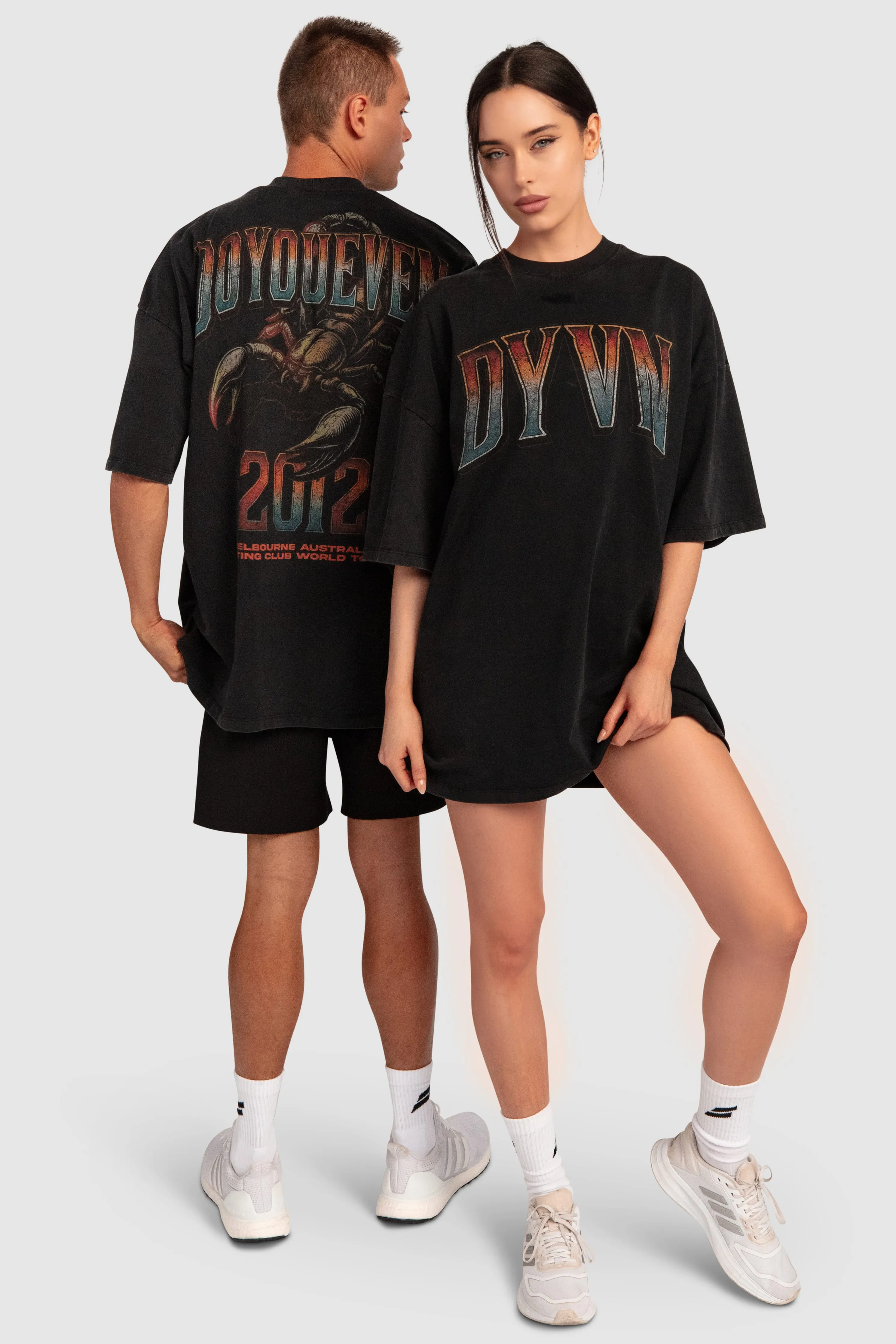 Sting Heavyweight Oversize Tee - Black Acid Wash sold by DOYOUEVEN product image thumbnail 3