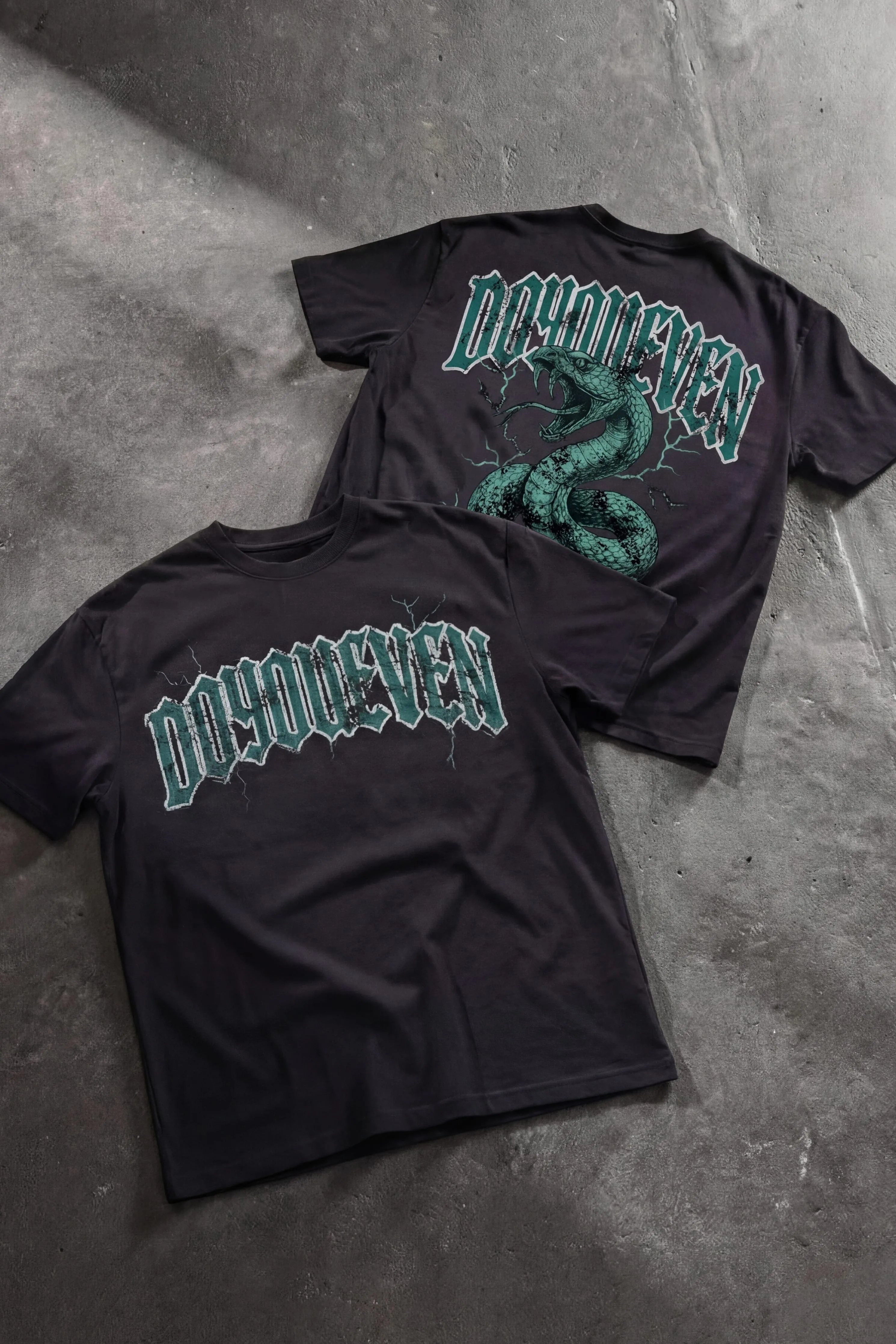 Venom Heavyweight Oversize Tee - Black Acid Wash sold by DOYOUEVEN product image thumbnail 3
