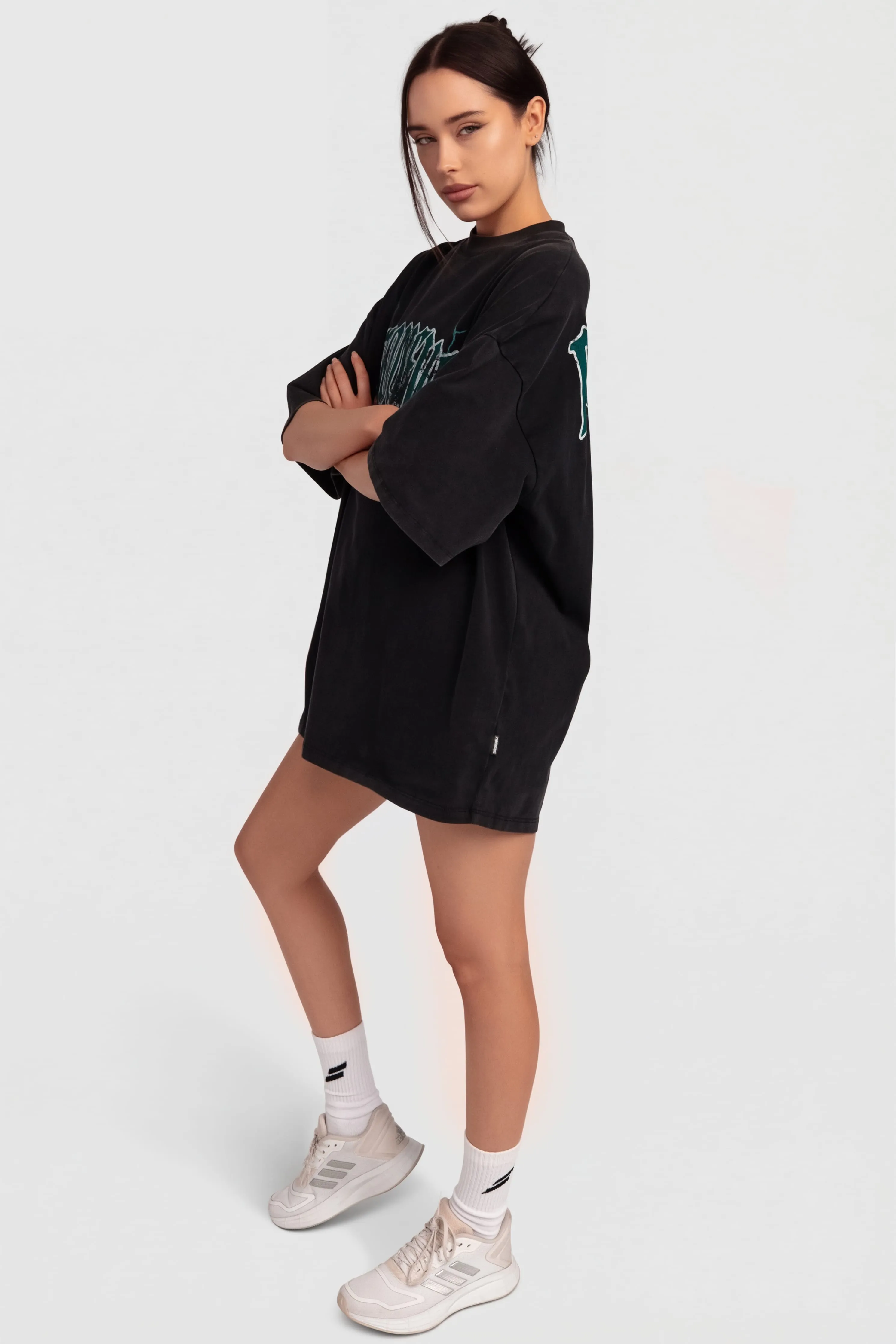 Venom Heavyweight Oversize Tee - Black Acid Wash sold by DOYOUEVEN product image thumbnail 5