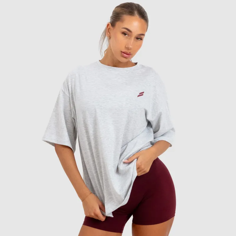 LYM Lightweight Oversize Tee - Grey Marl made by DOYOUEVEN