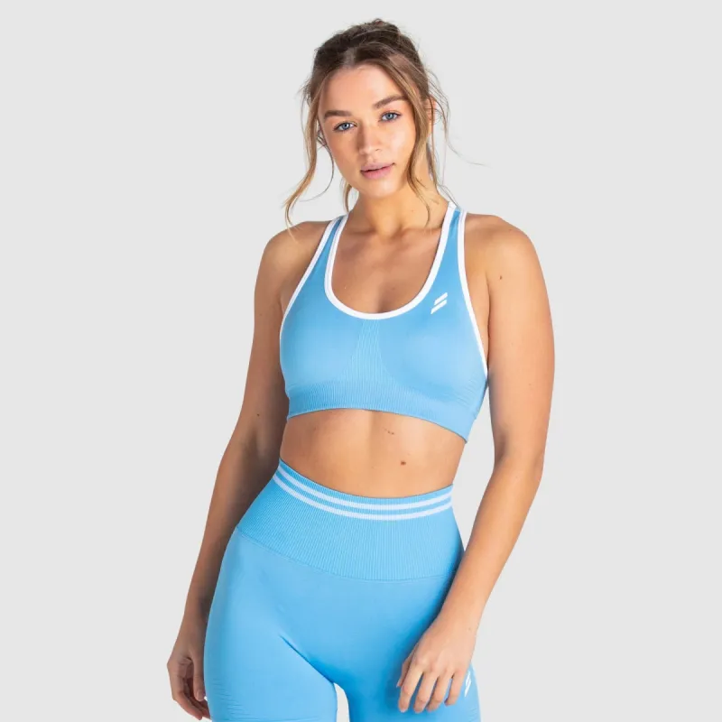 DYE Scrunch Seamless Crop - Sky Blue sold by DOYOUEVEN