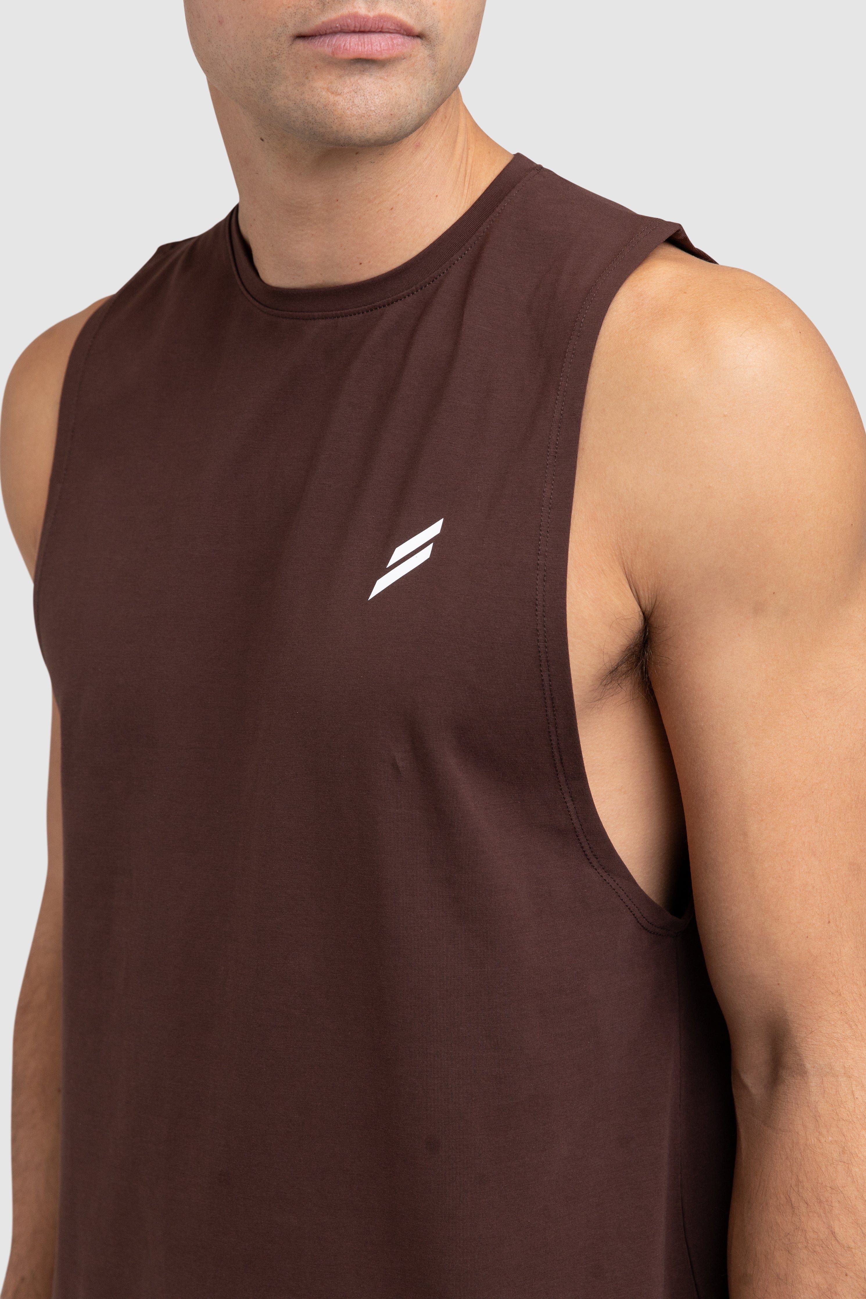 Mark Muscle Tank V3 - Dark Brown sold by DOYOUEVEN product image thumbnail 5