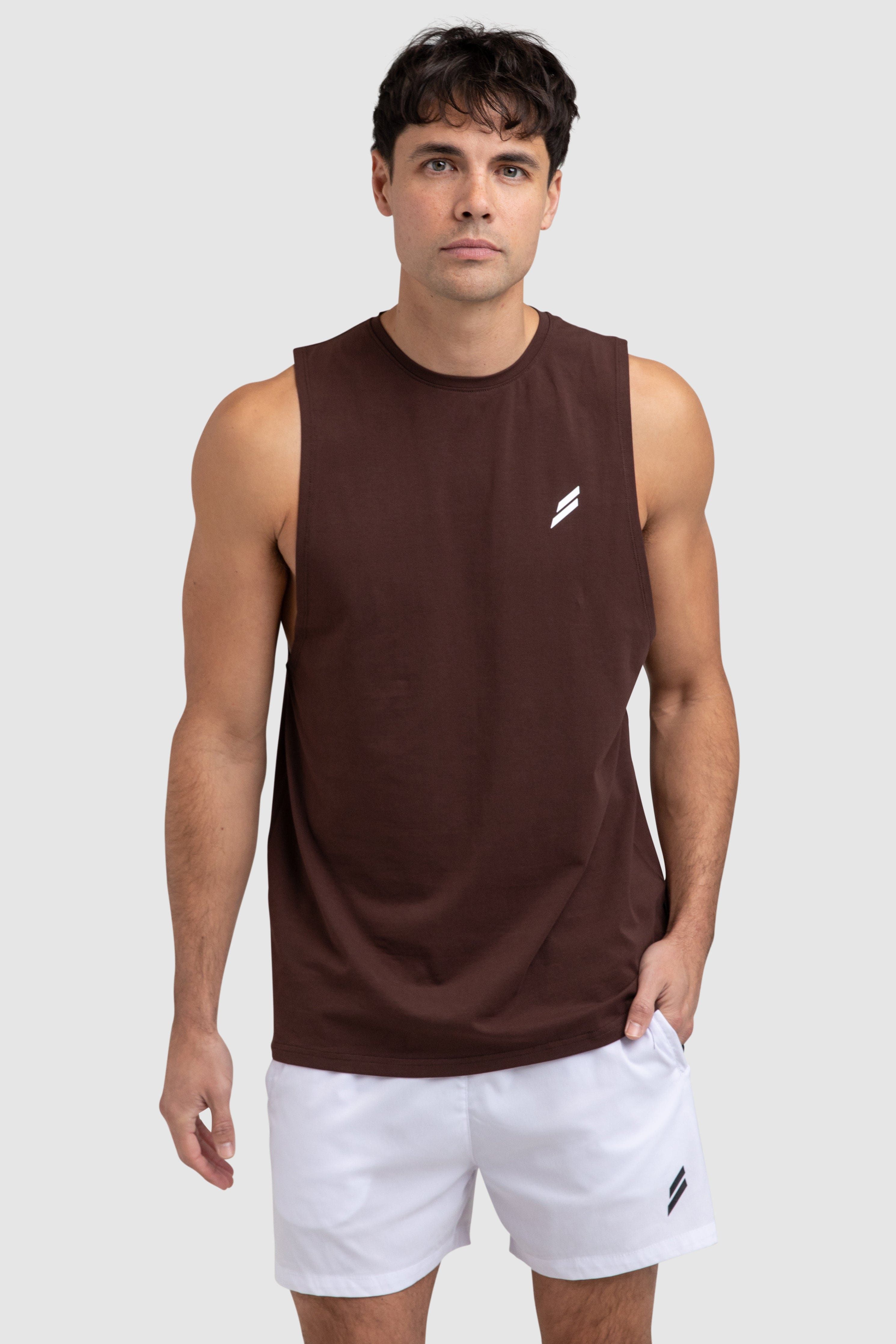 Mark Muscle Tank V3 - Dark Brown sold by DOYOUEVEN product image thumbnail 4