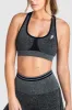 DYE Scrunch Seamless Crop - Black Marl sold by DOYOUEVEN