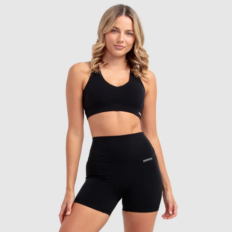 MotionSoft Crop - Black sold by DOYOUEVEN