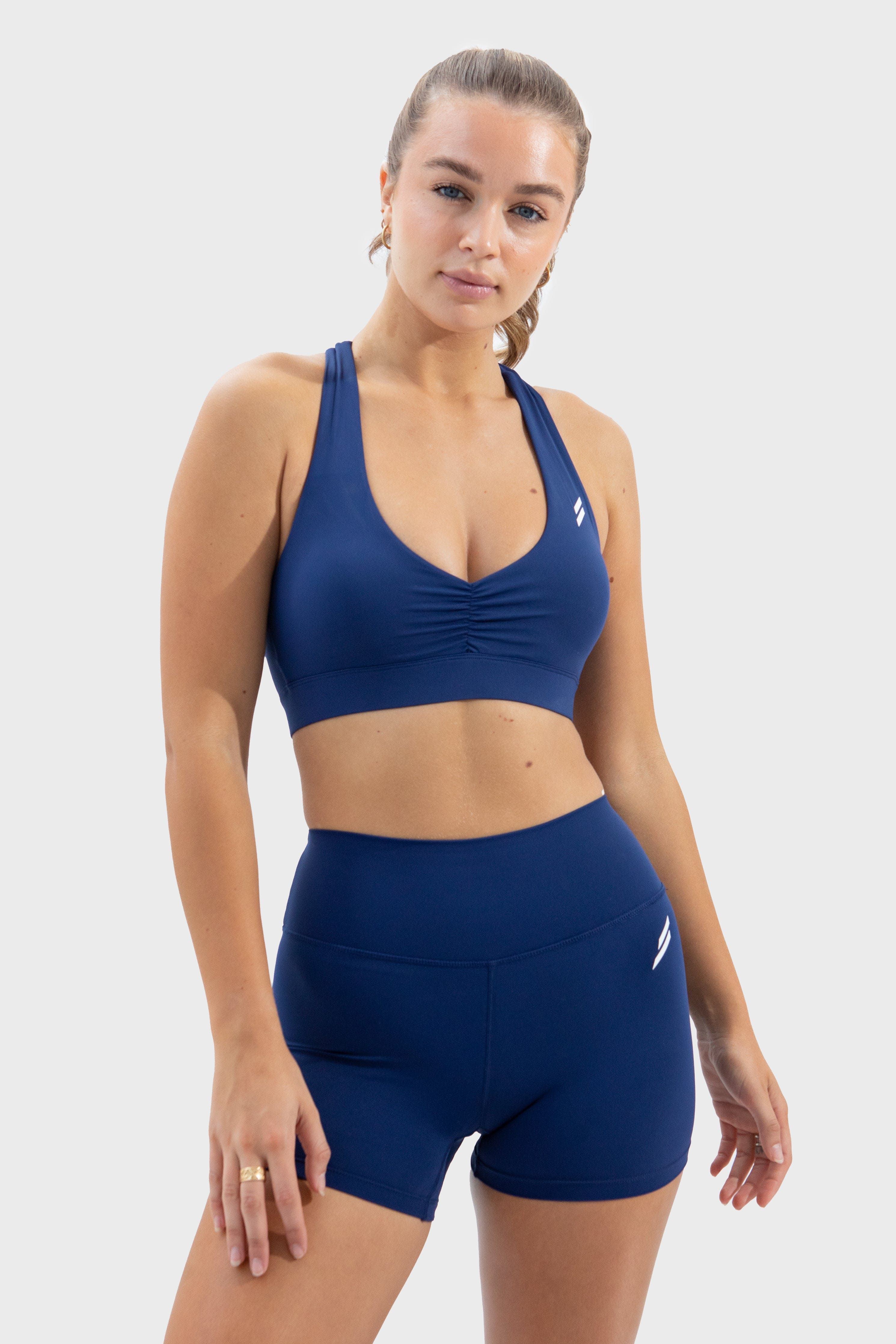 Evoke Scrunch Crop - Navy sold by DOYOUEVEN product image thumbnail 4