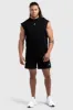 Mark Oversize Cutoff Tank - Black sold by DOYOUEVEN