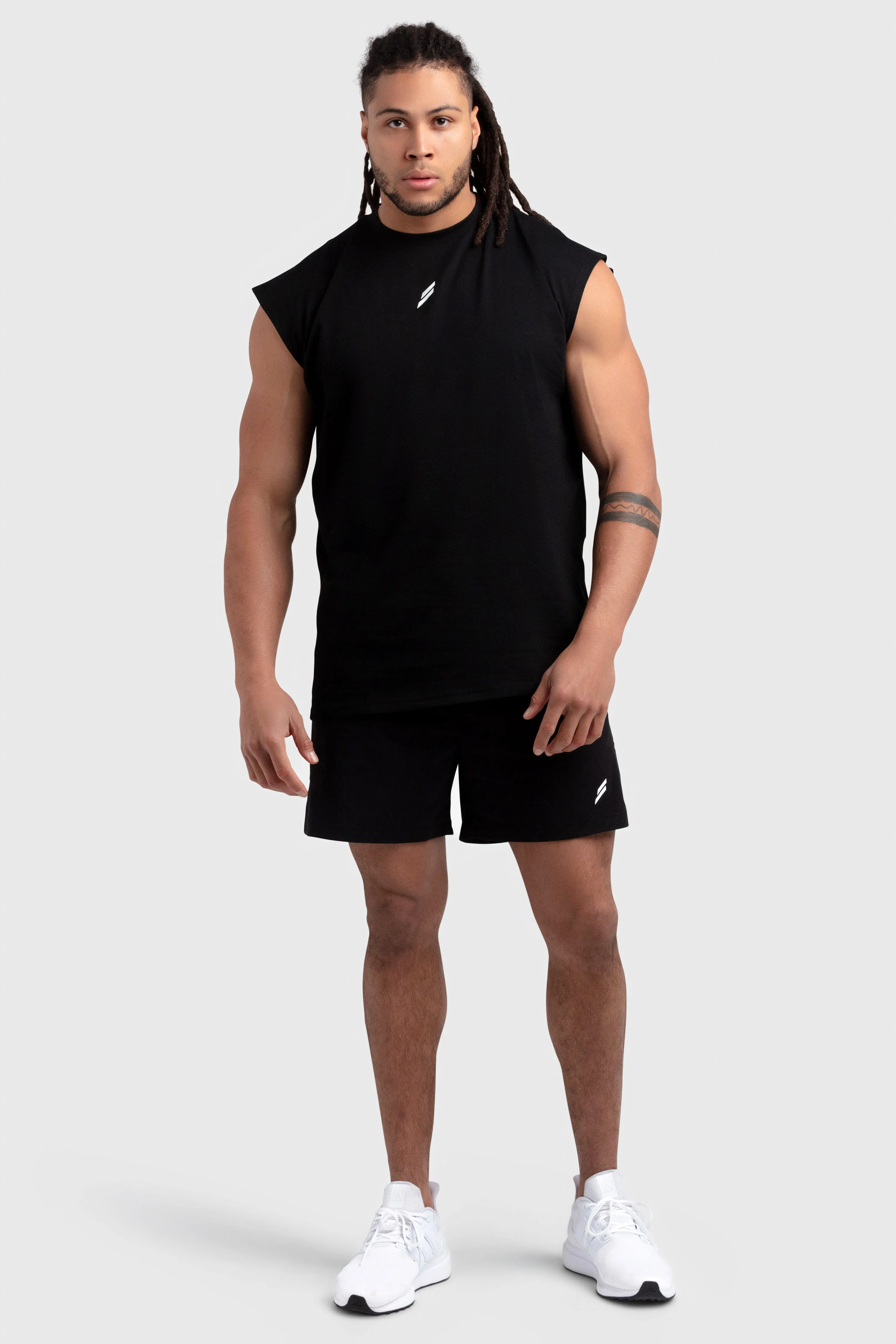 Mark Oversize Cutoff Tank - Black sold by DOYOUEVEN product image thumbnail 3