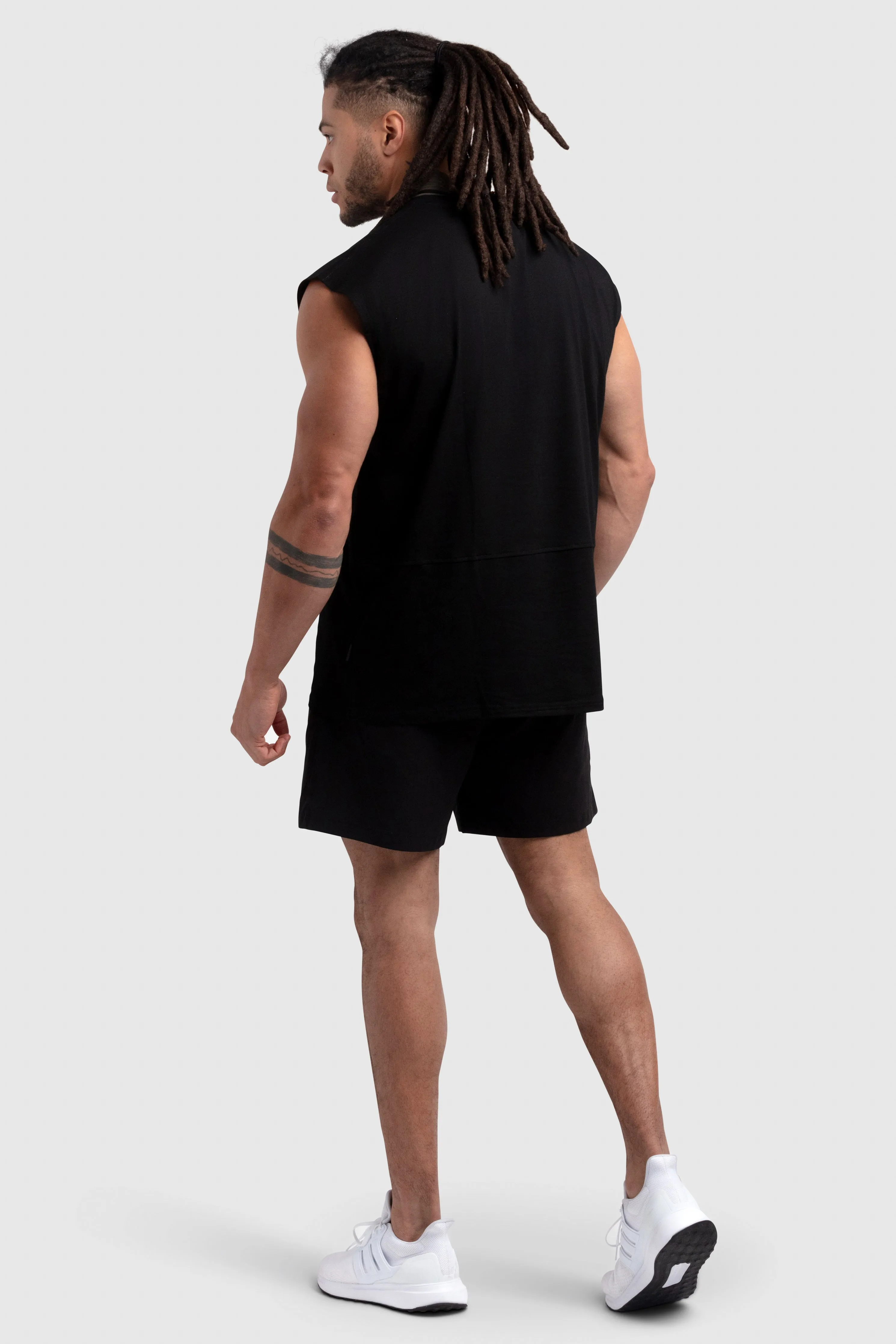 Mark Oversize Cutoff Tank - Black sold by DOYOUEVEN product image thumbnail 5