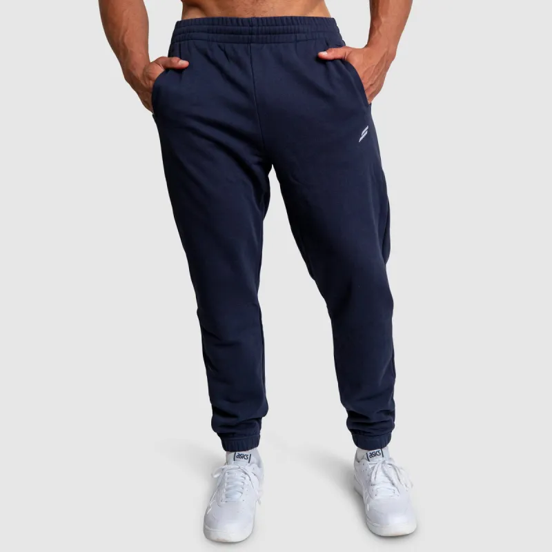 Mark Relaxed Track Pants - Navy sold by DOYOUEVEN