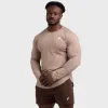 Mark Drop Long Sleeve - Light Taupe sold by DOYOUEVEN