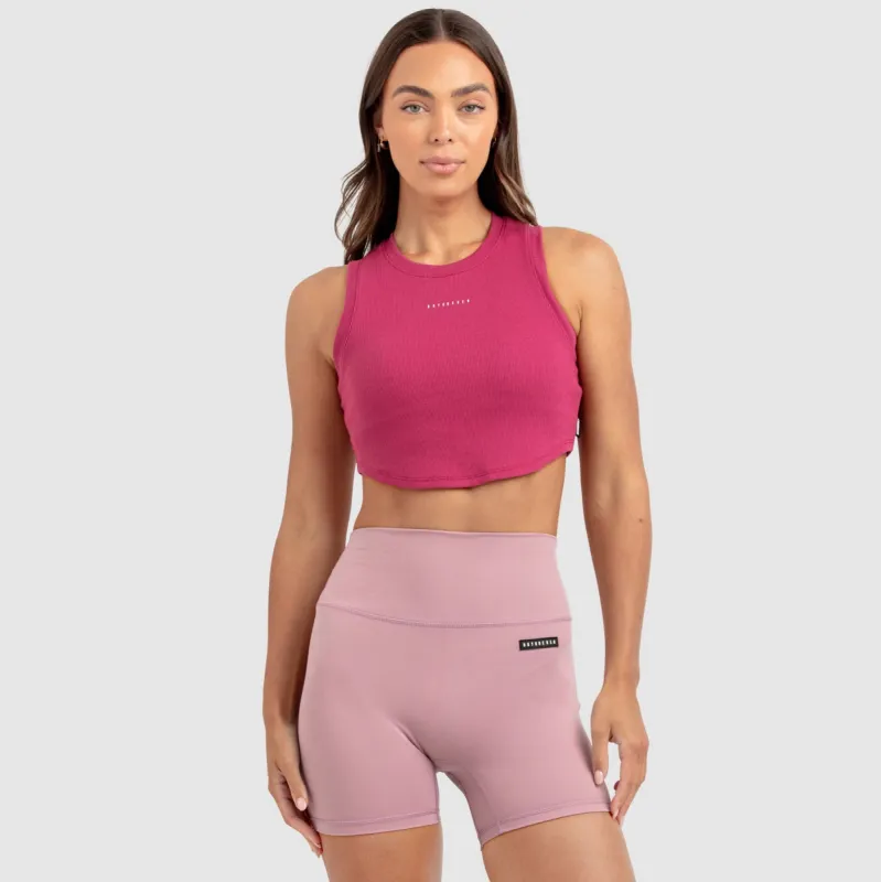 Womens Scoop Tank - Deep Rose sold by DOYOUEVEN