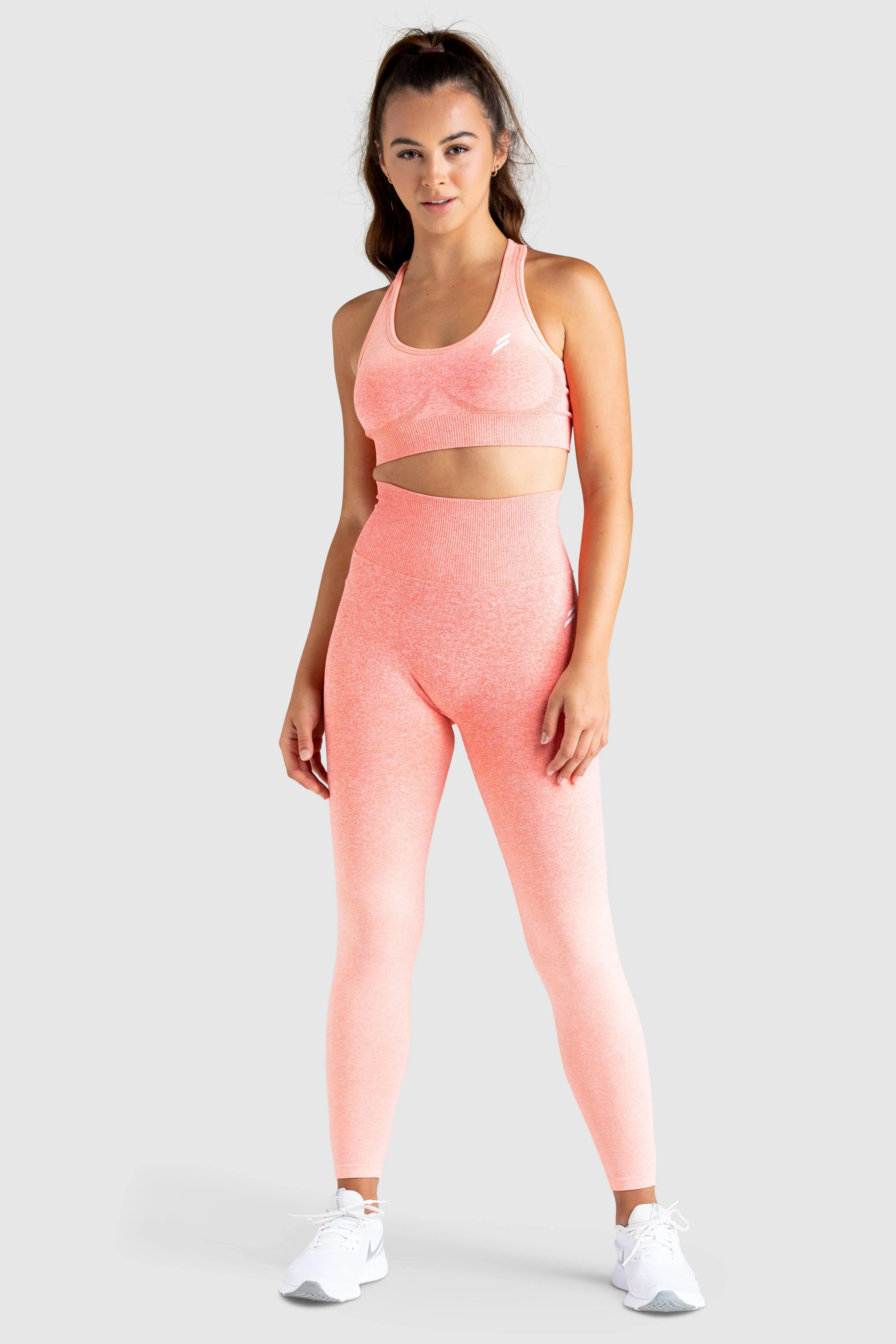 Ombre Scrunch Seamless Leggings - Coral sold by DOYOUEVEN product image thumbnail 3