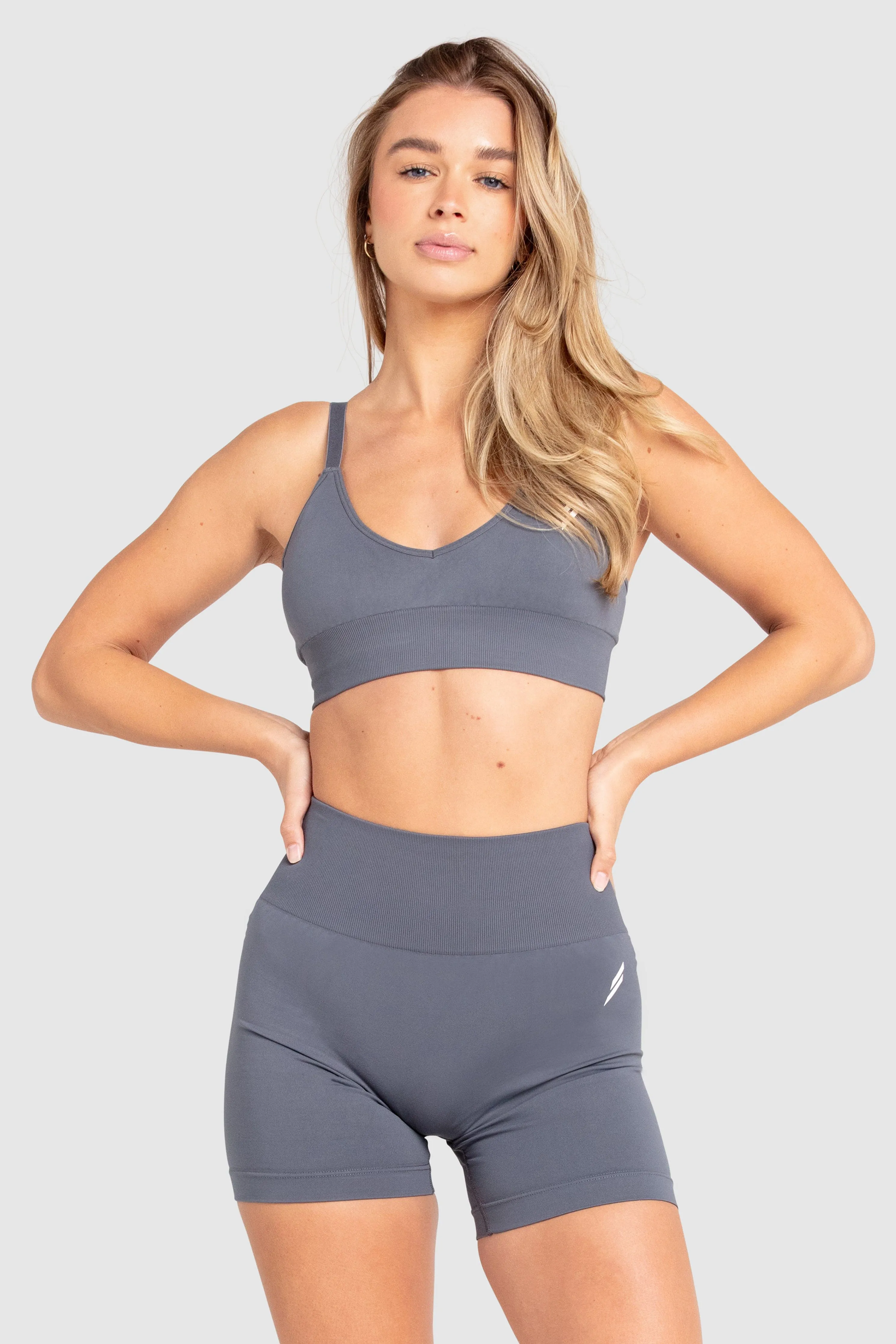 Scrunch 2 Seamless Crop - Charcoal Grey sold by DOYOUEVEN product image thumbnail 2
