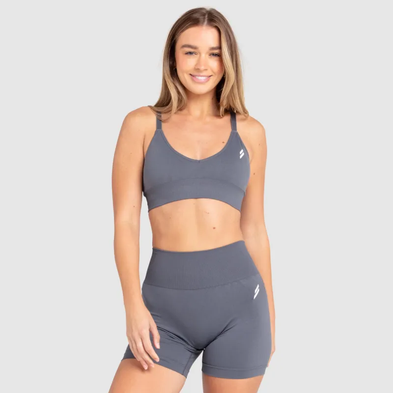 Scrunch 2 Seamless Crop - Charcoal Grey sold by DOYOUEVEN