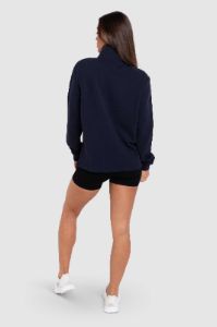 Essential ¼ Zip Jumper - Navy sold by DOYOUEVEN