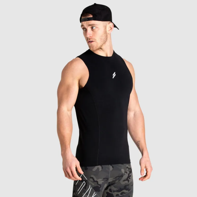 Compfit+ Icon Tank - Black sold by DOYOUEVEN