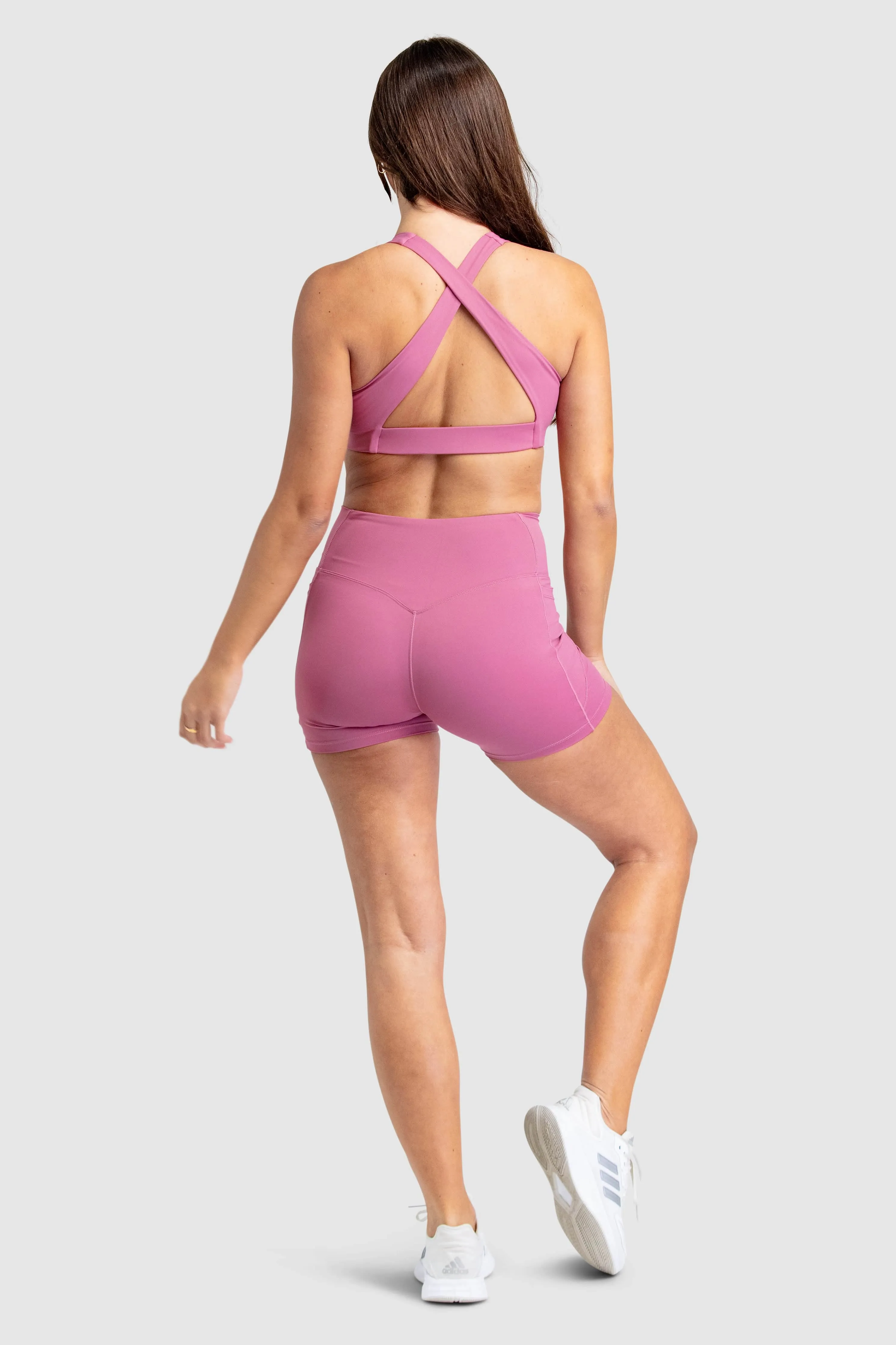 Desire V-Neck Crop - Berry Pink sold by DOYOUEVEN product image thumbnail 5