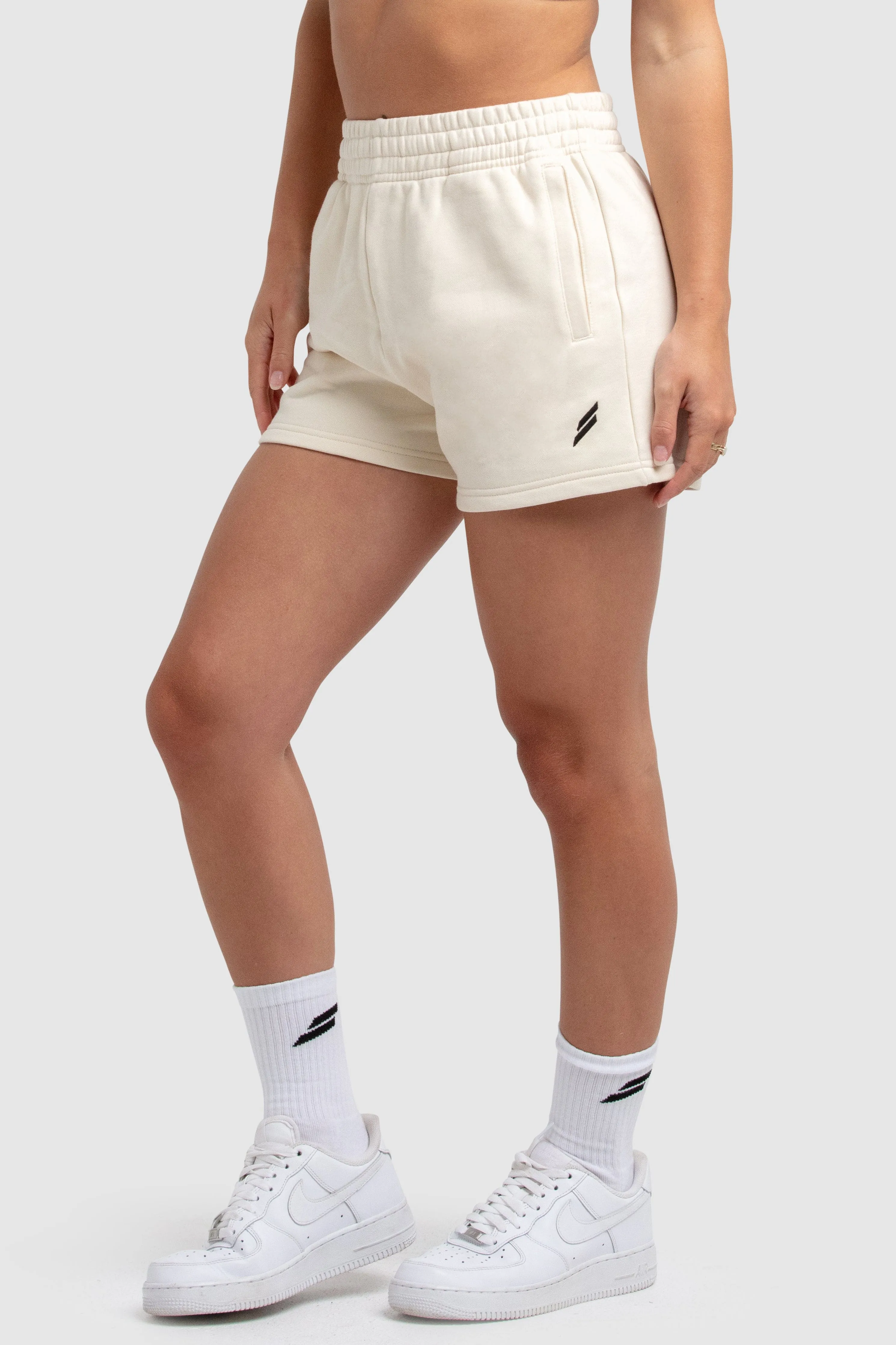 Women's Essential Cotton Shorts - Cream sold by DOYOUEVEN product image thumbnail 4