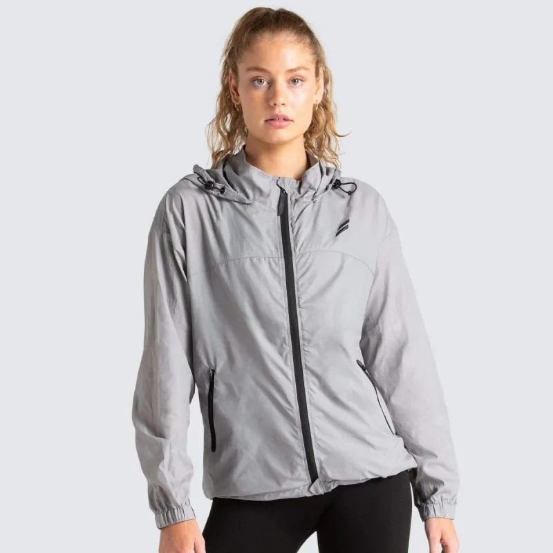 Unisex Marked Running Jacket - Grey sold by DOYOUEVEN