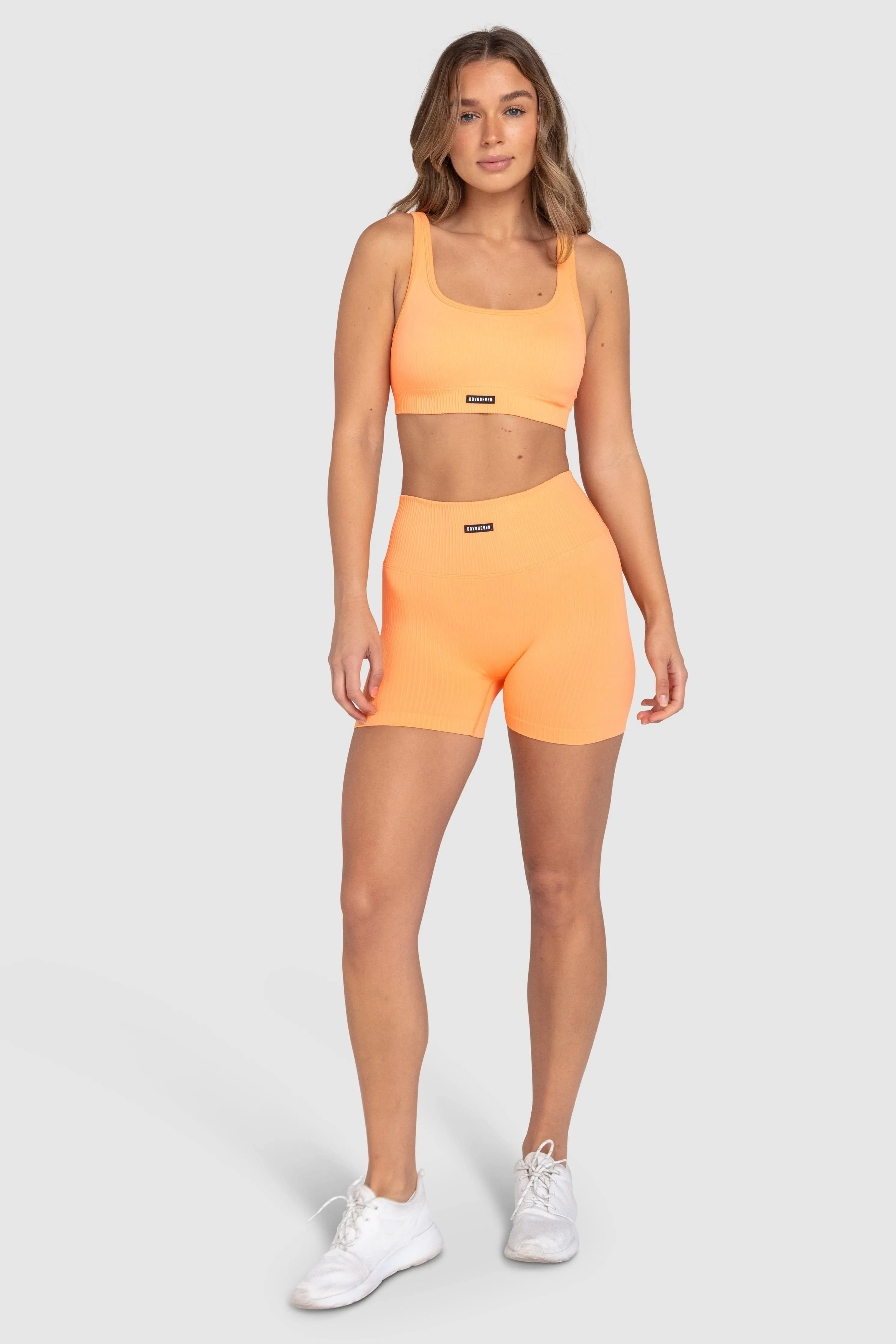 Ribbed Seamless Crop - Mango Orange sold by DOYOUEVEN product image thumbnail 2
