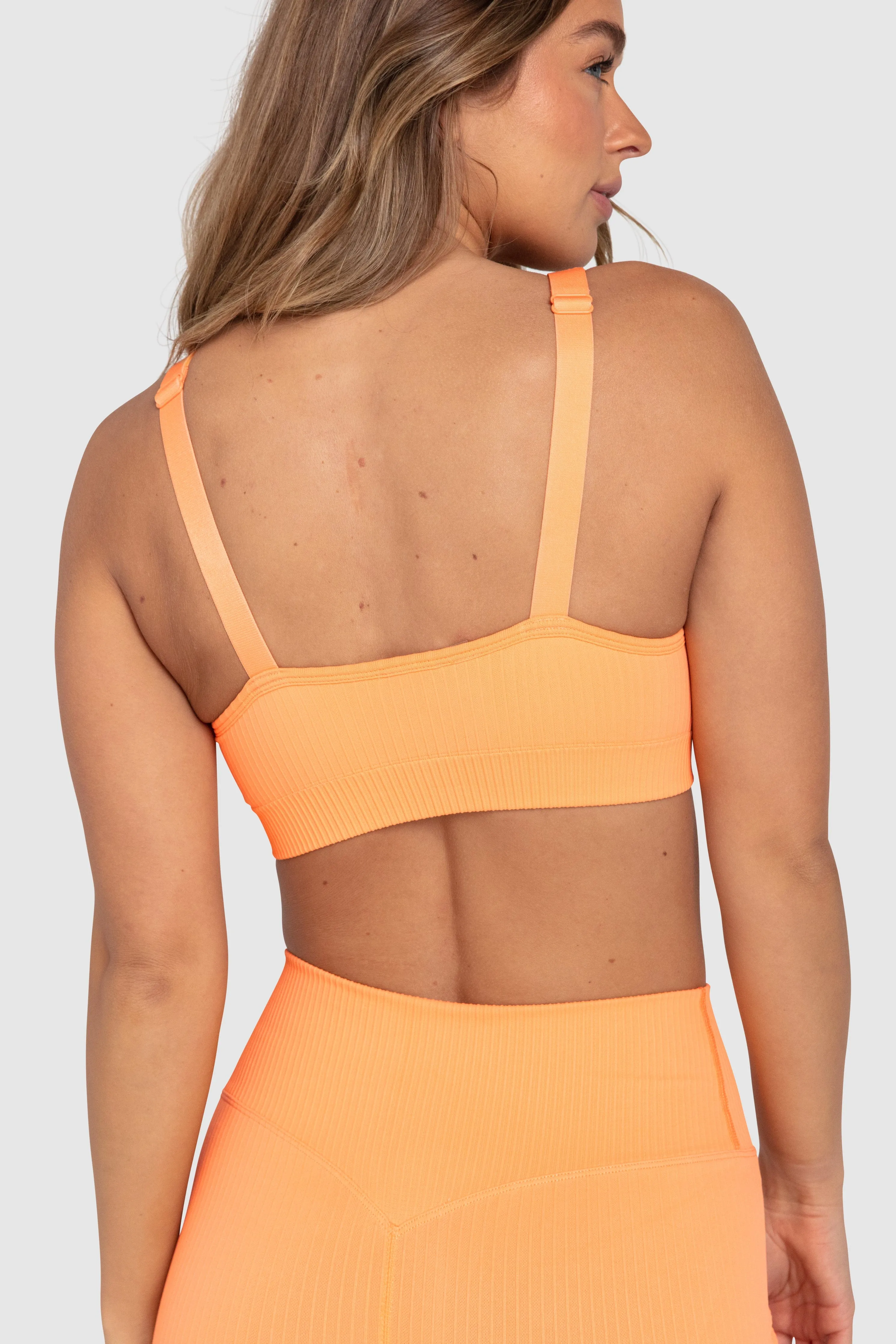 Ribbed Seamless Crop - Mango Orange sold by DOYOUEVEN product image thumbnail 5