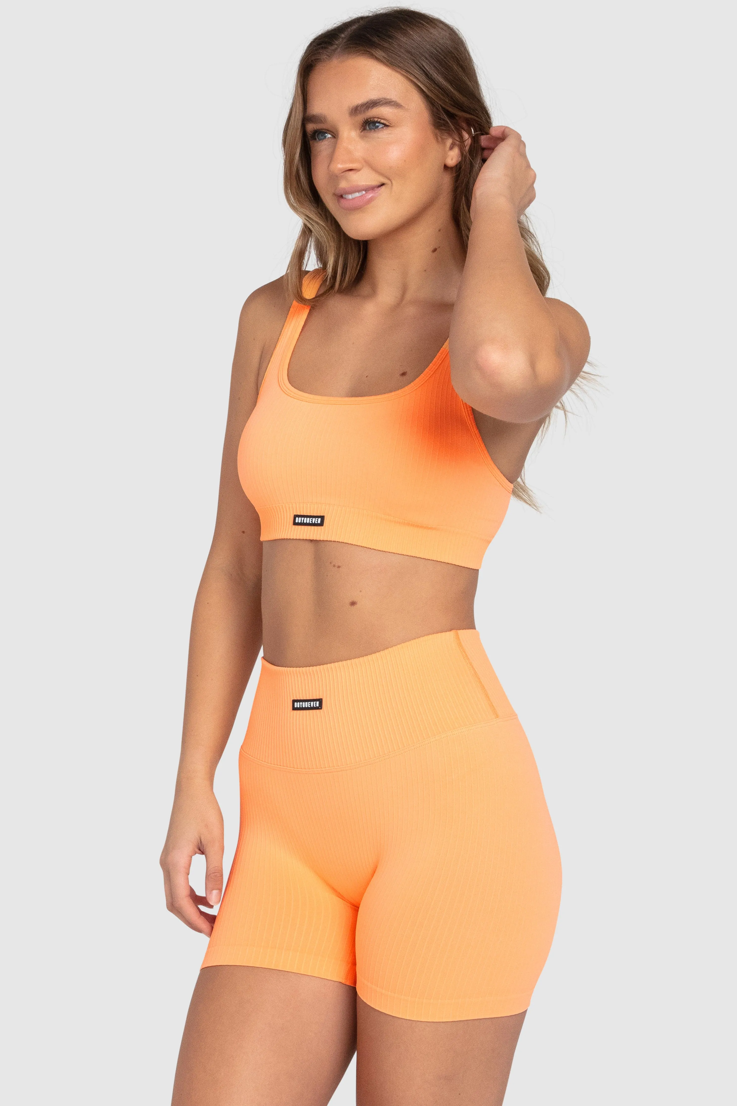 Ribbed Seamless Crop - Mango Orange sold by DOYOUEVEN product image thumbnail 4