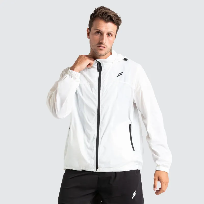 Marked Running Jacket - White sold by DOYOUEVEN