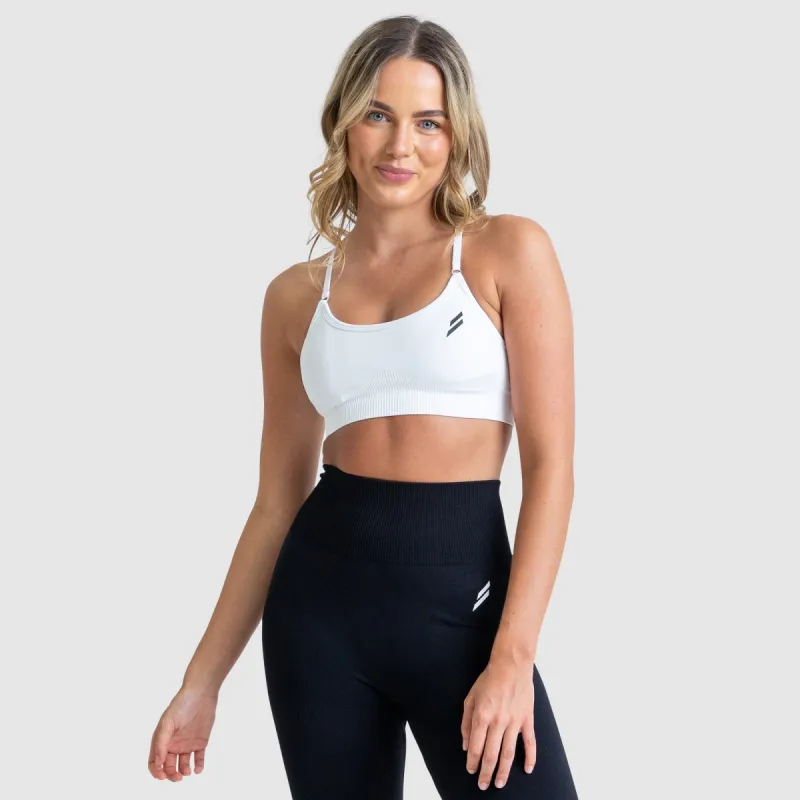 Impact Solid Crop - White sold by DOYOUEVEN