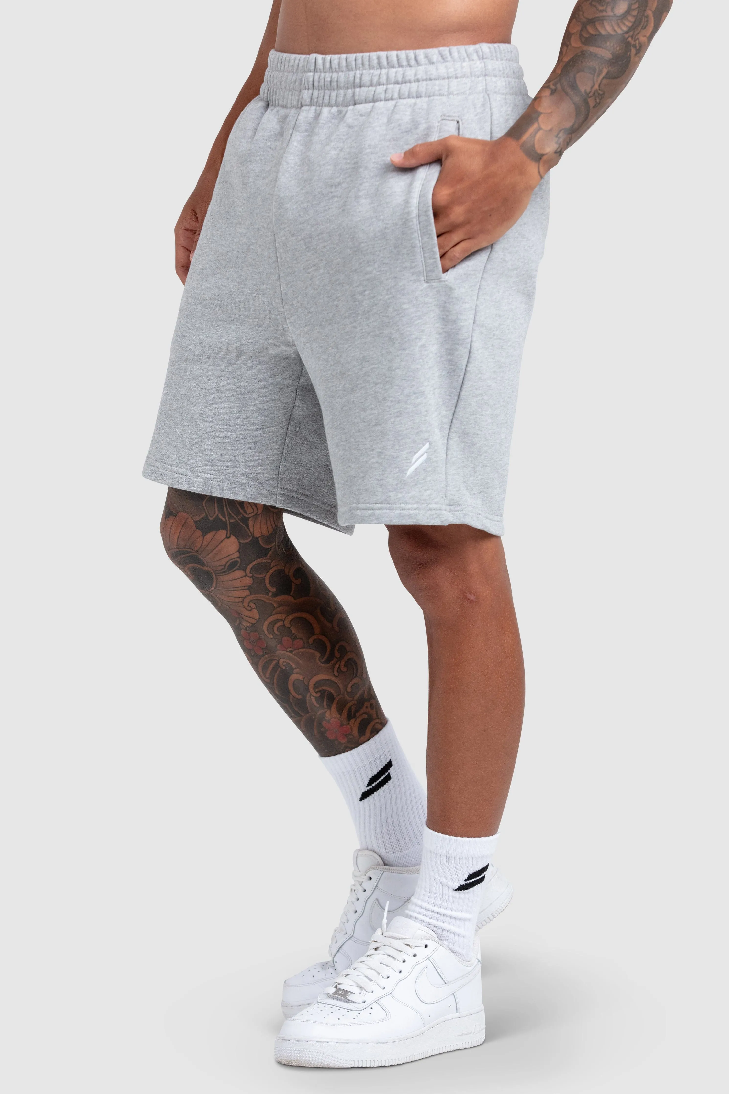 Men's Essential Cotton Shorts - Grey sold by DOYOUEVEN product image thumbnail 3