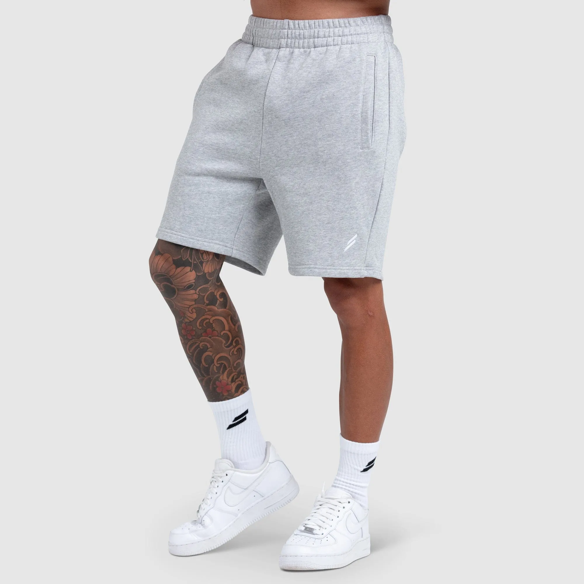 Men's Essential Cotton Shorts - Grey sold by DOYOUEVEN