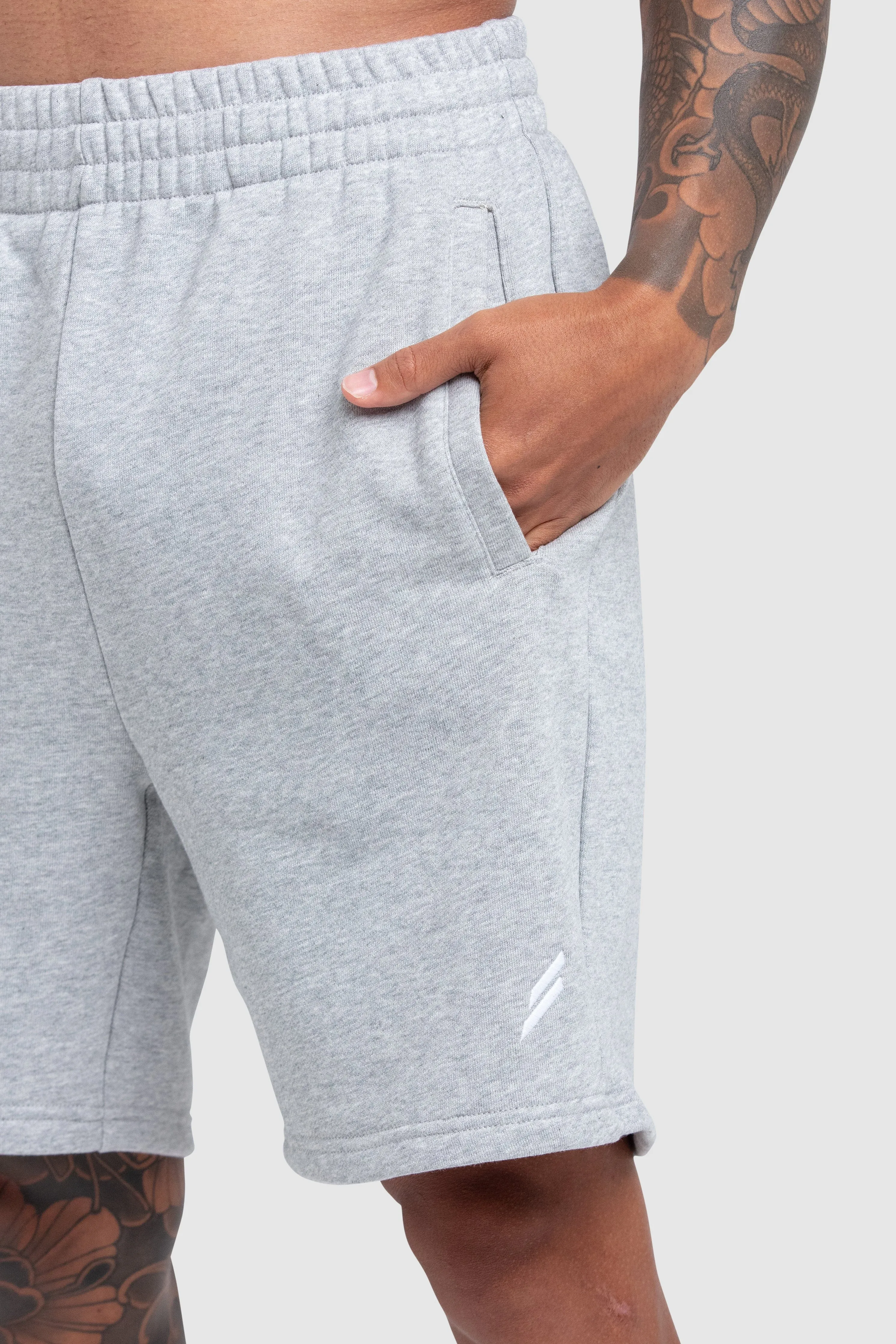 Men's Essential Cotton Shorts - Grey sold by DOYOUEVEN product image thumbnail 4