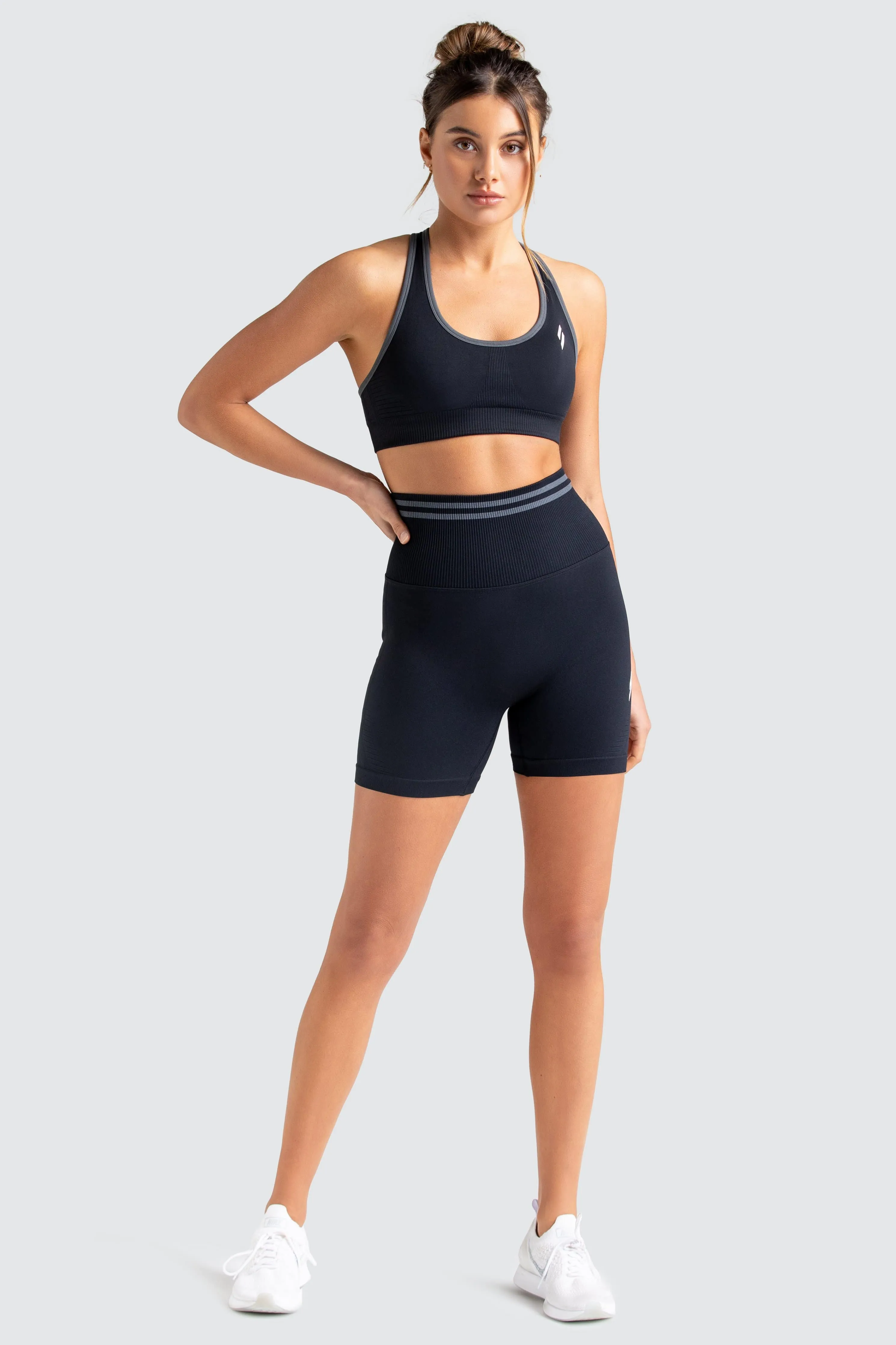 DYE Scrunch Seamless Shorts - Jet Black sold by DOYOUEVEN product image thumbnail 2