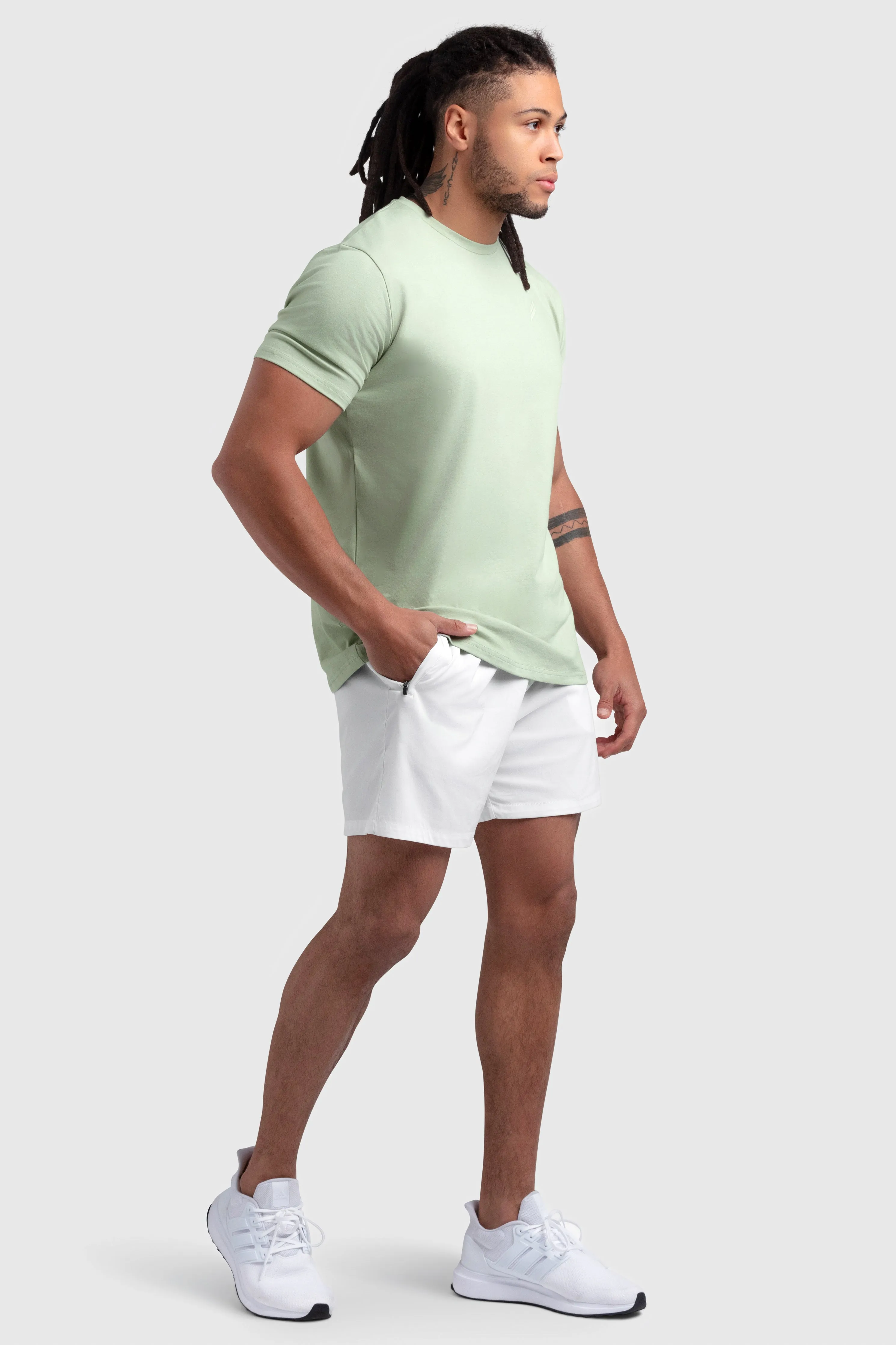 Essential Regular Fit Tee - Sage Green sold by DOYOUEVEN product image thumbnail 4