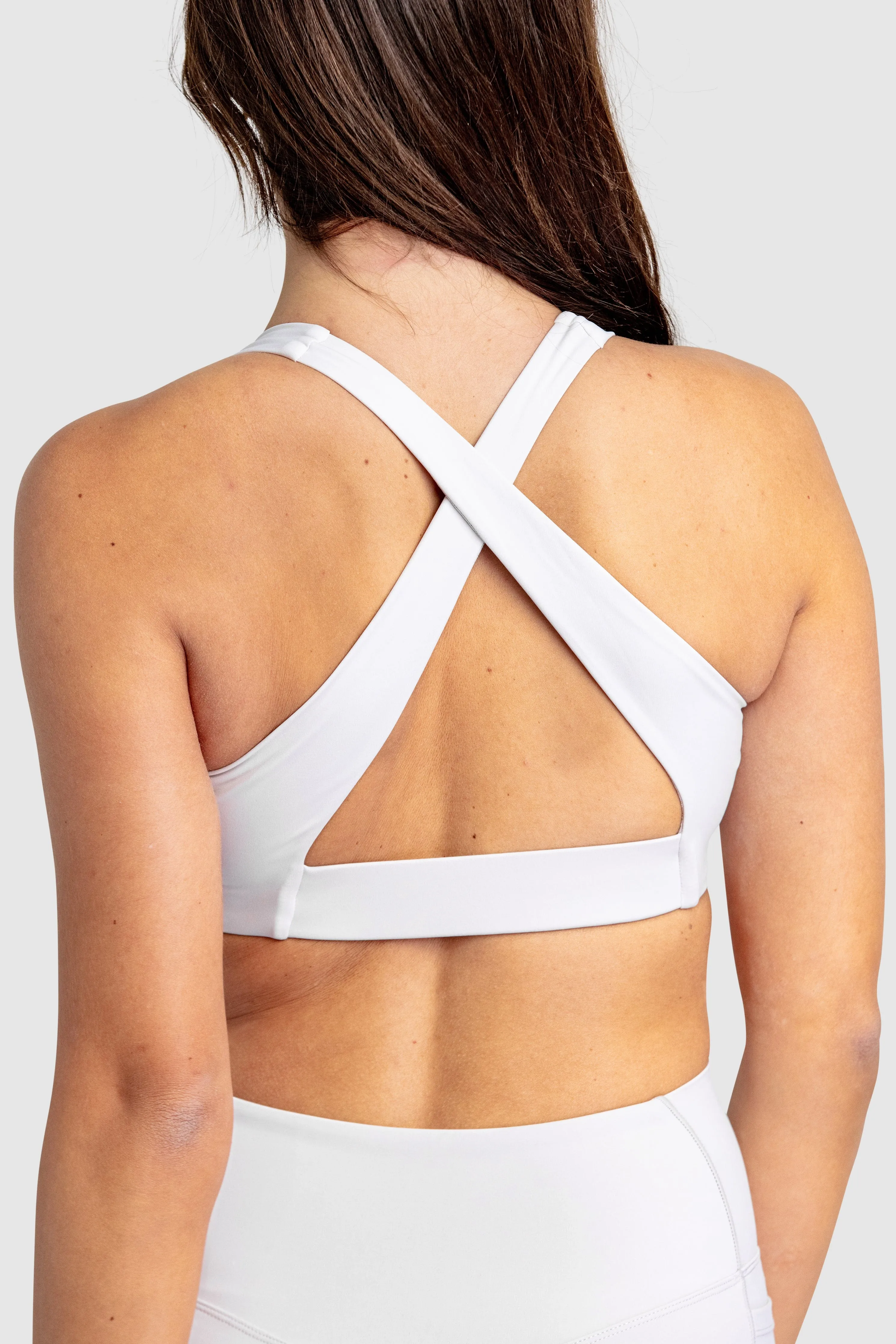 Desire V-Neck Crop - Ivory White sold by DOYOUEVEN product image thumbnail 4
