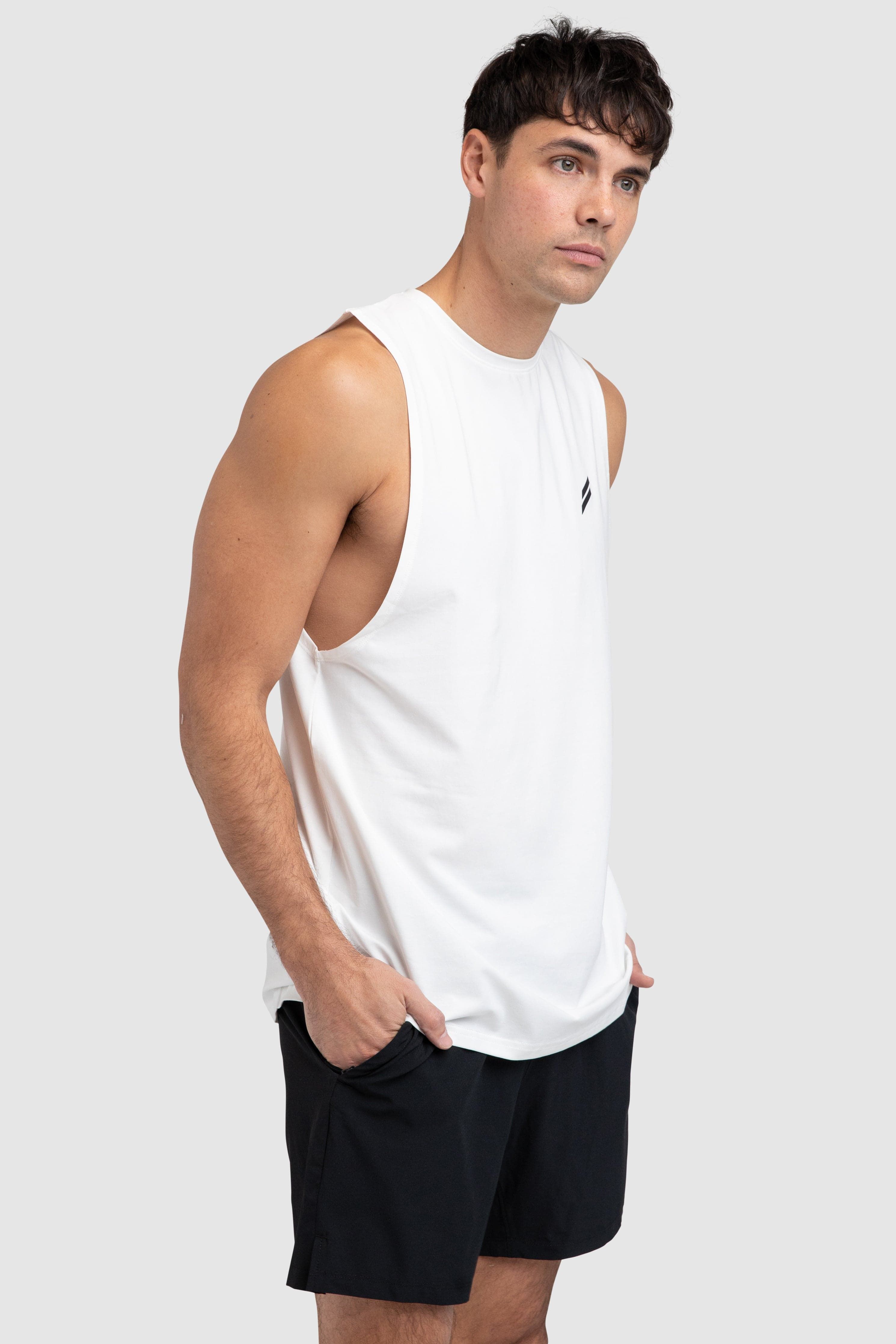 Mark Muscle Tank V3 - White sold by DOYOUEVEN product image thumbnail 3